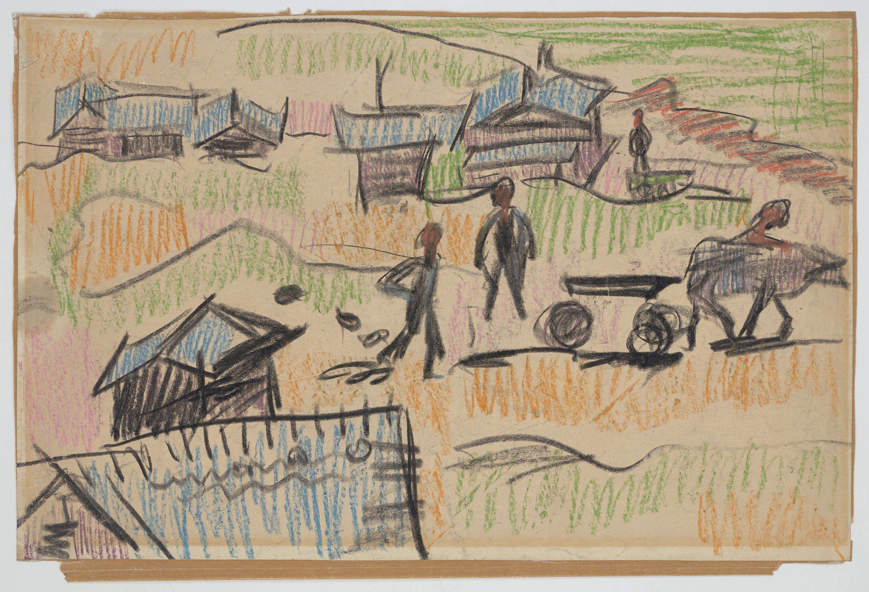 This picture shows the following artwork: Ernst Ludwig Kirchner. High alp. Circa 1919/20.