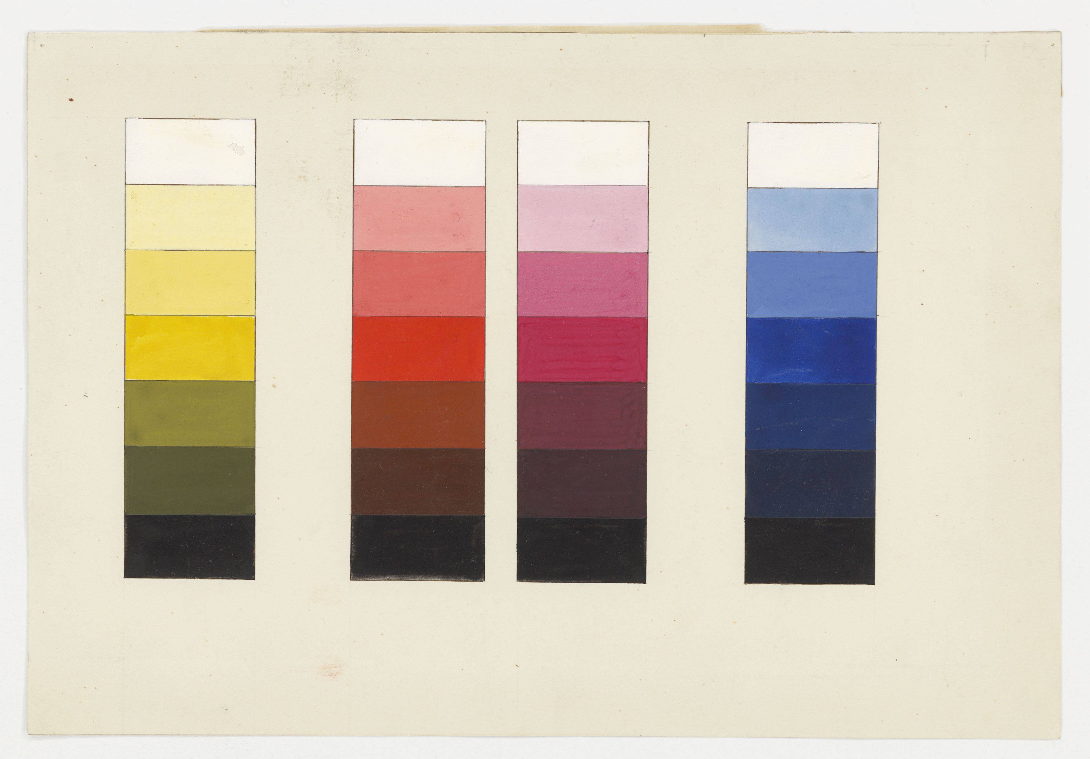 This picture shows the following artwork: Erich Mrozek. Colour study for a mural. 1929/30.