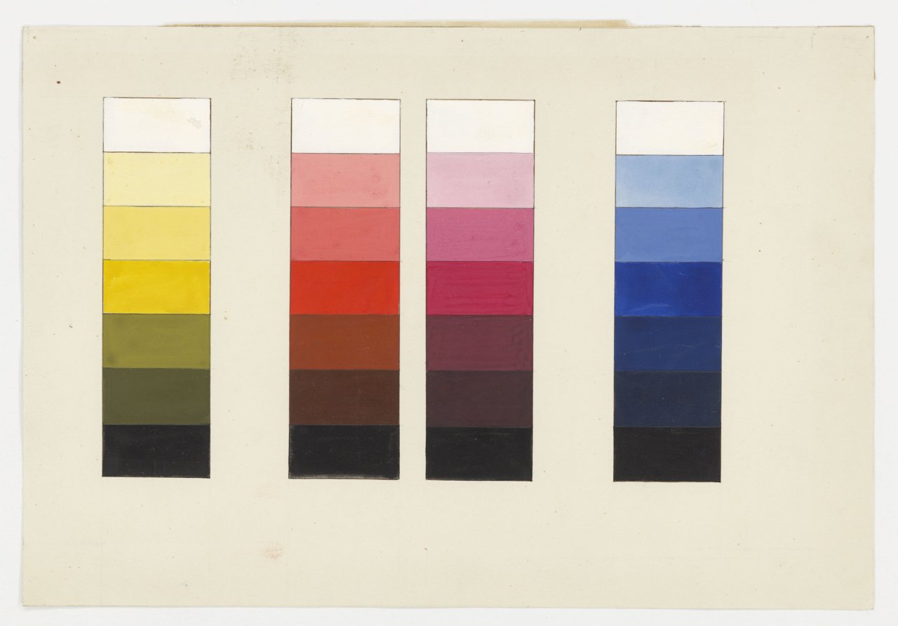 This picture shows the following artwork: Erich Mrozek. Colour study for a mural. 1929/30.