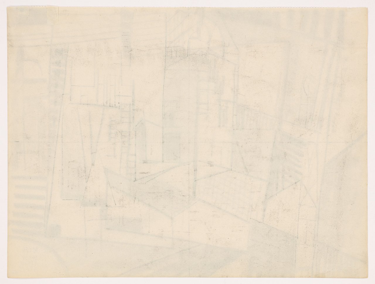 This picture shows the following artwork: Walter Dexel. Abstract Composition. 1920/21.