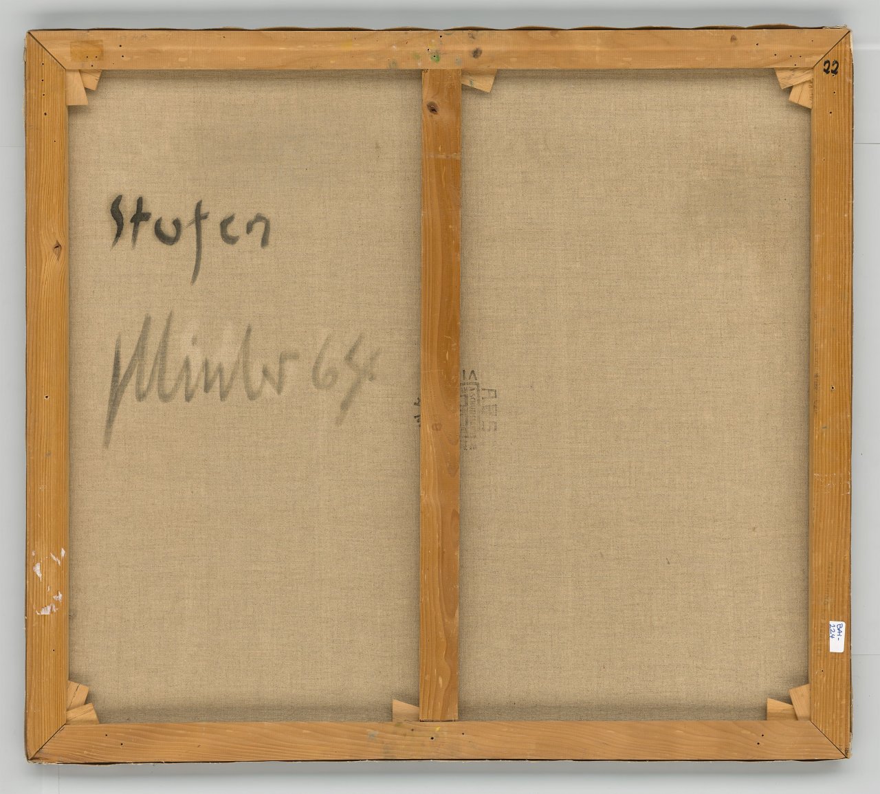 This picture shows the following artwork: Fritz Winter. ”Stufen”. 1964.