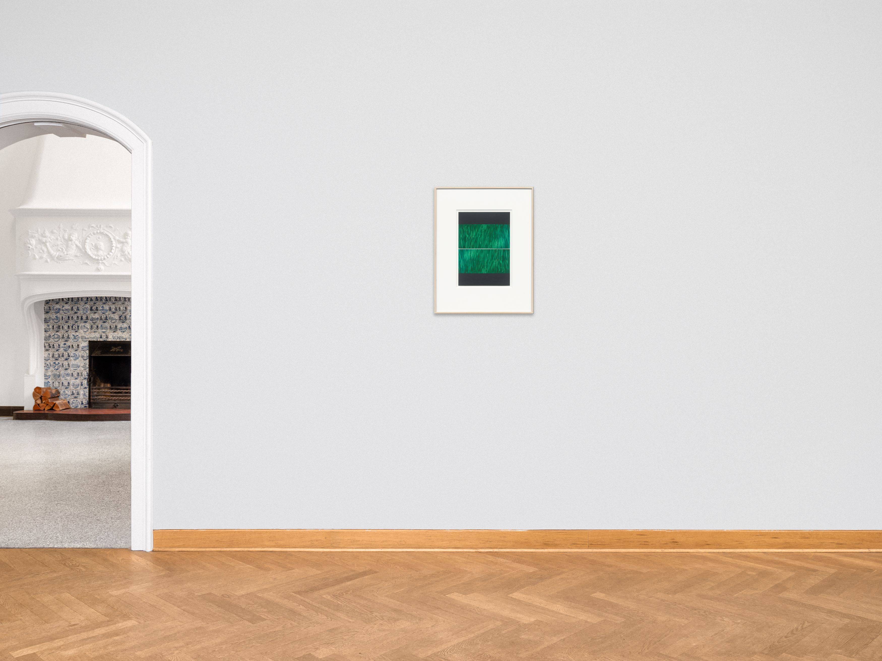 Auf diesem Bild ist das folgende Kunstwerk zu sehen: Frank Gerritz. „Green Structure“. 2009.