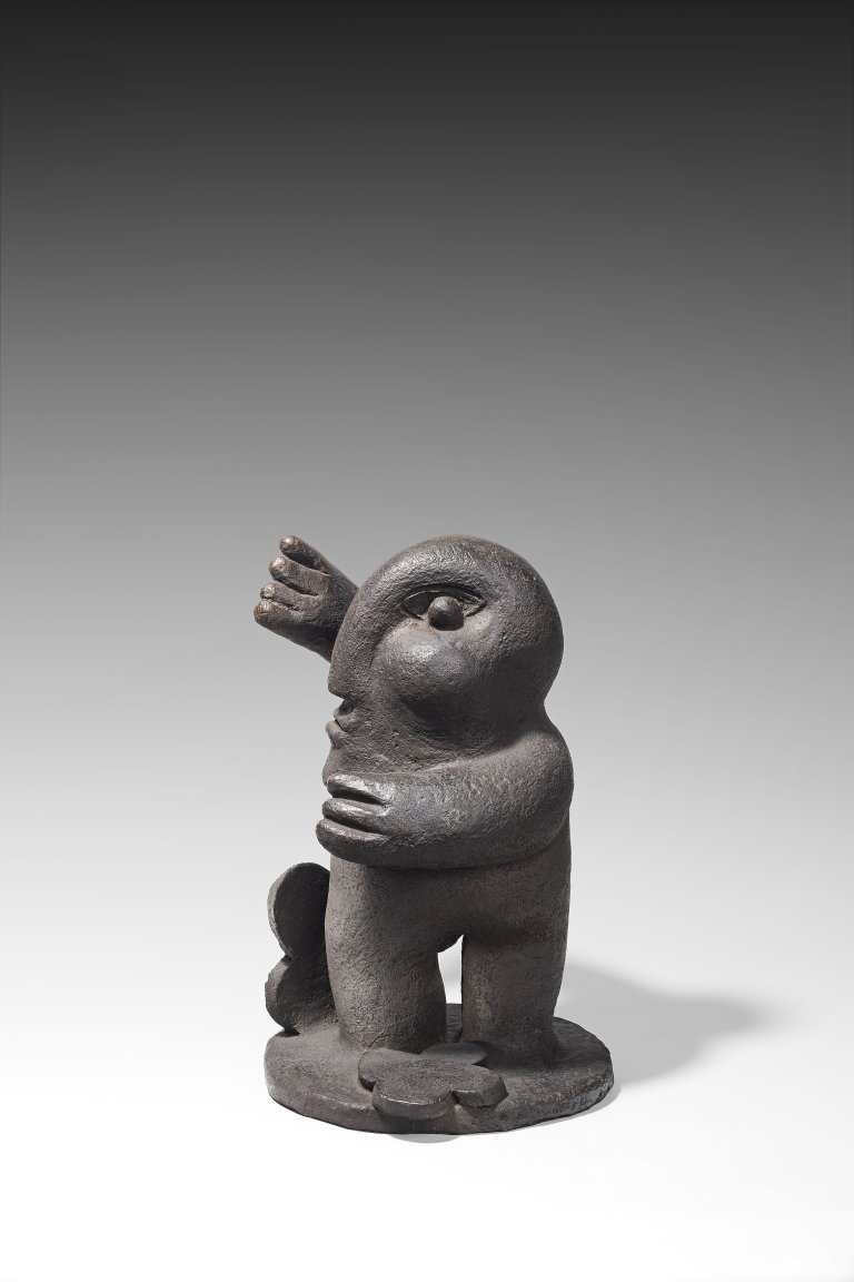 Auf diesem Bild ist das folgende Kunstwerk zu sehen: Horst Antes. „Figur“. 1965.