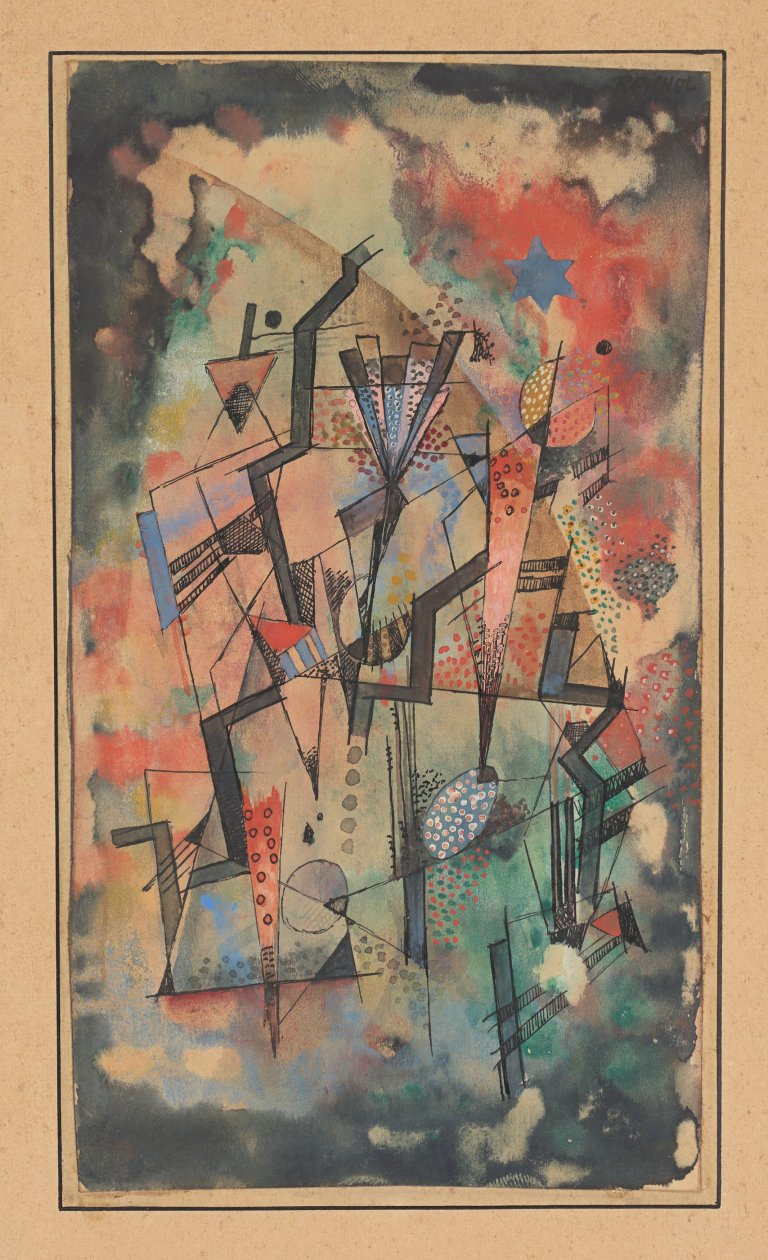 This picture shows the following artwork: Hans Reichel. Untitled. 1927.