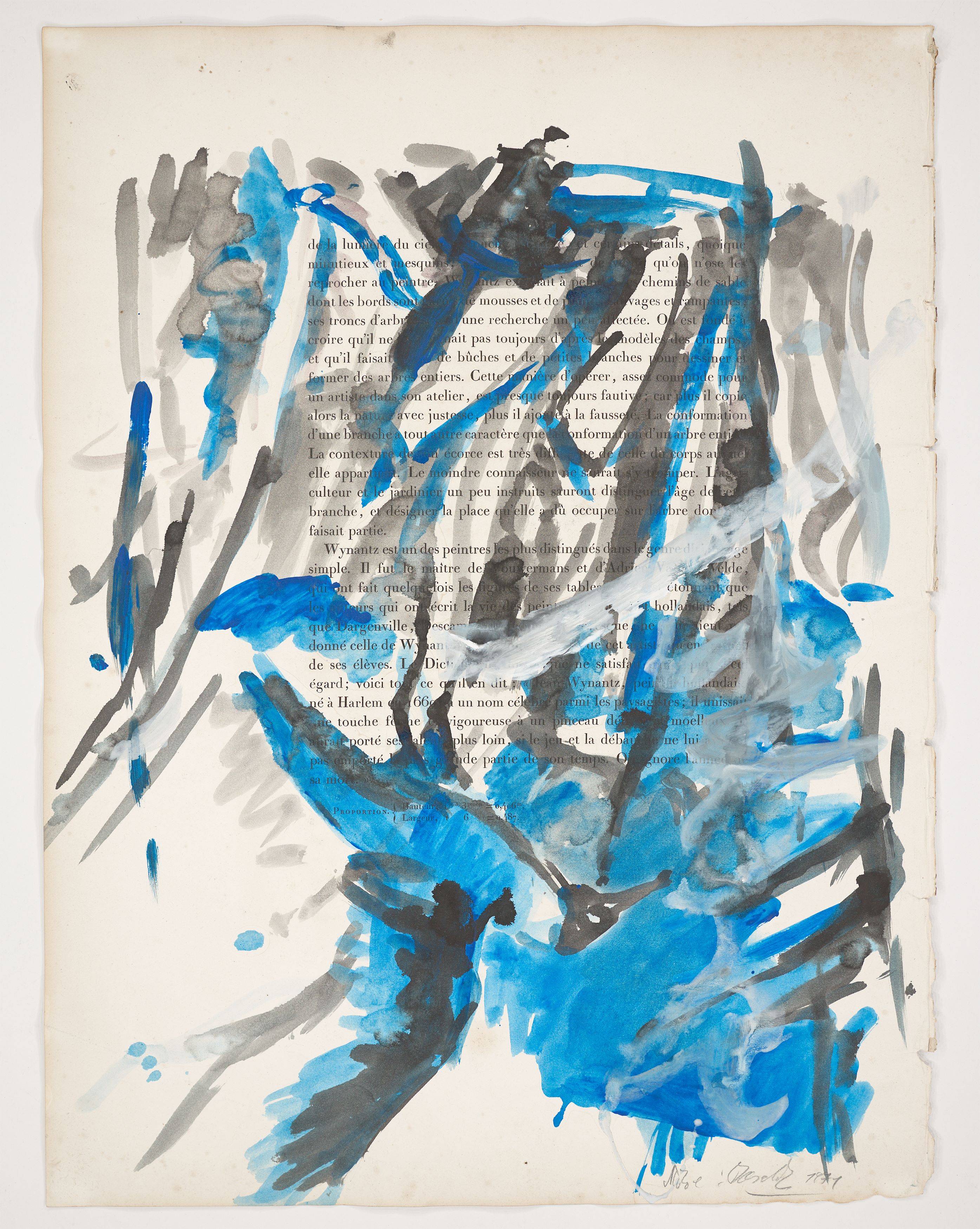 Auf diesem Bild ist das folgende Kunstwerk zu sehen: Georg Baselitz. „Möwe“. 1971.