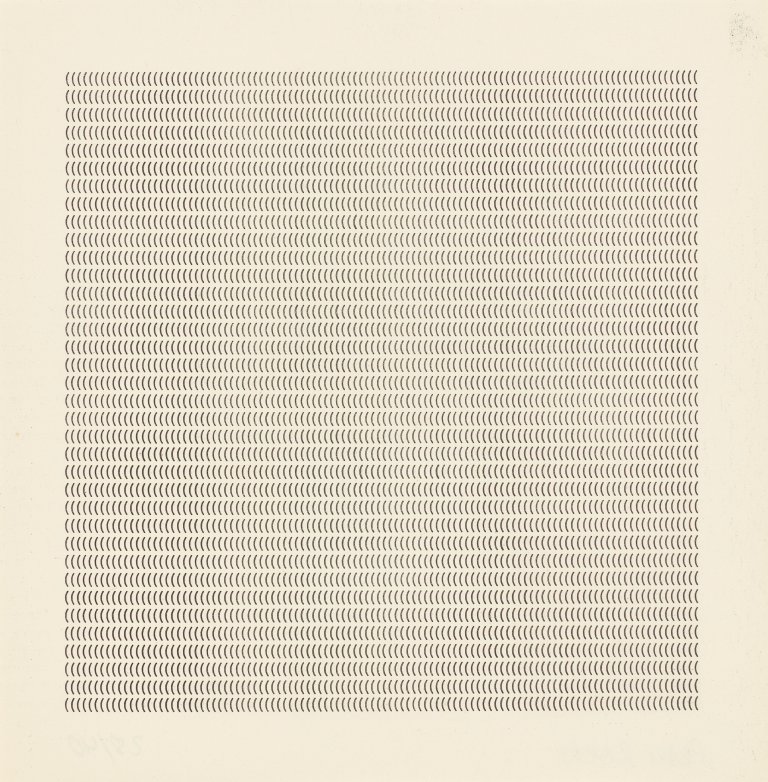 This picture shows the following artwork: Peter Roehr. Untitled (GR-6).