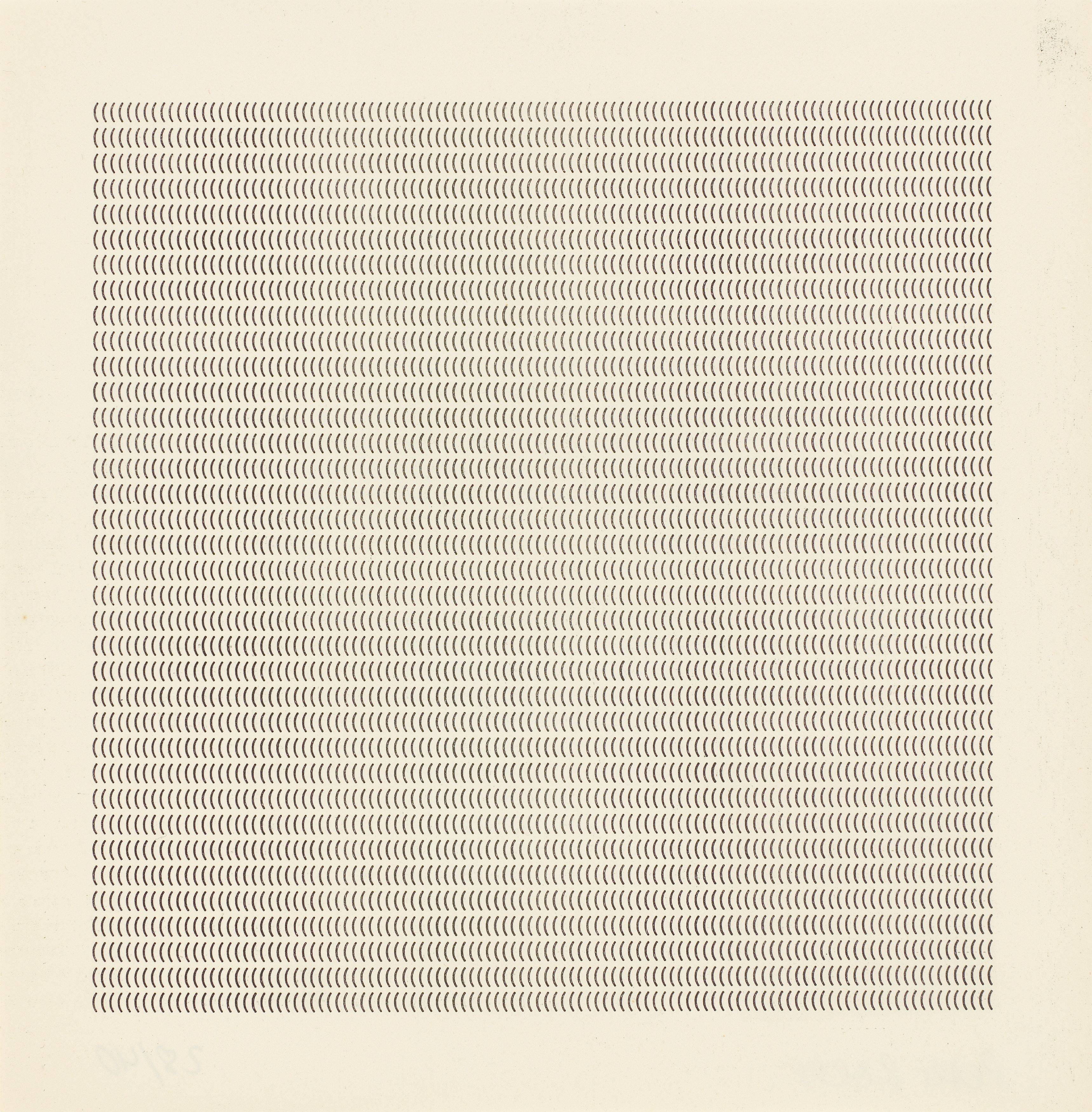 This picture shows the following artwork: Peter Roehr. Untitled (GR-6).