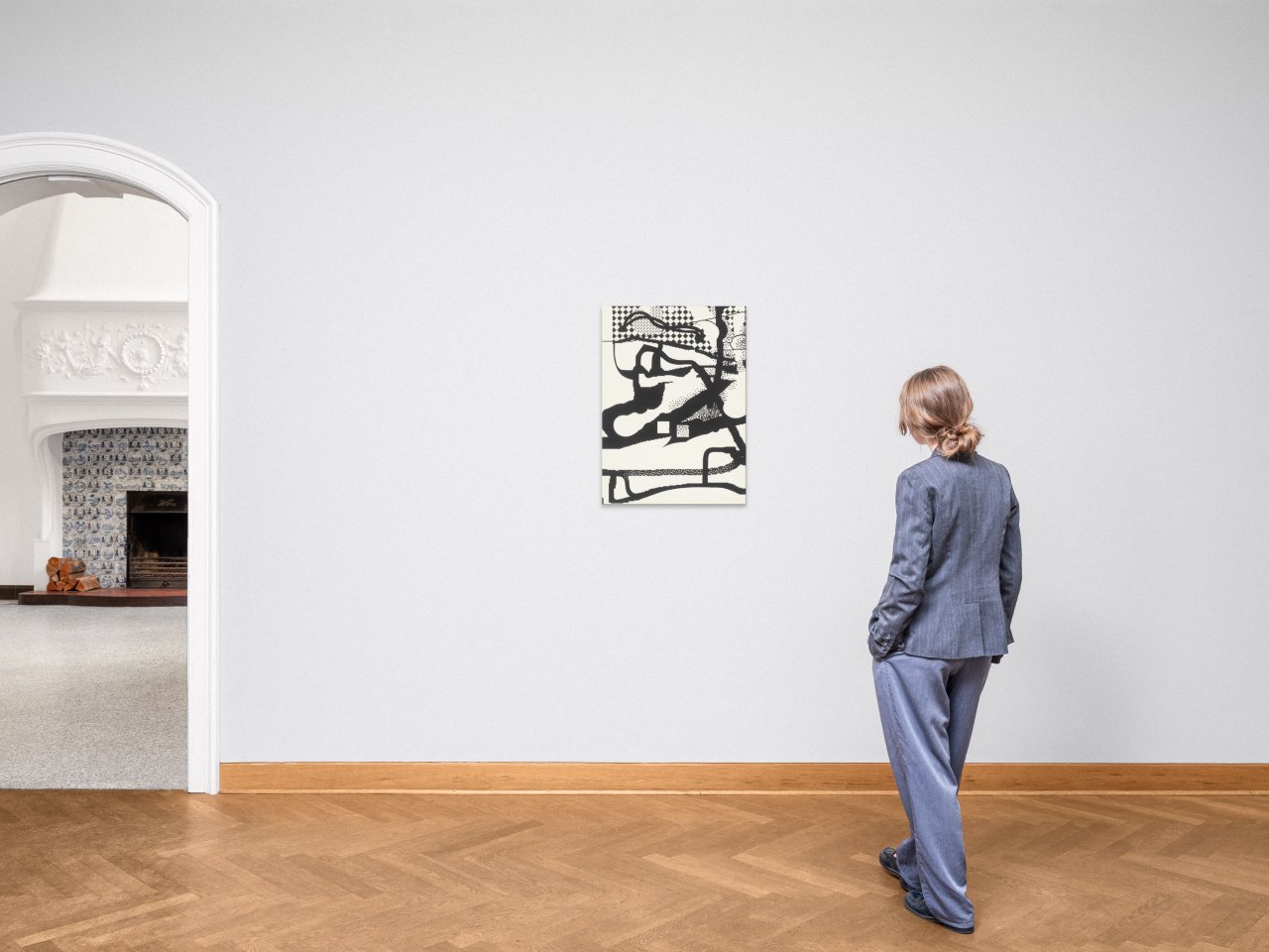 This picture shows the following artwork: Albert Oehlen. Untitled (Computerbild). 1992.