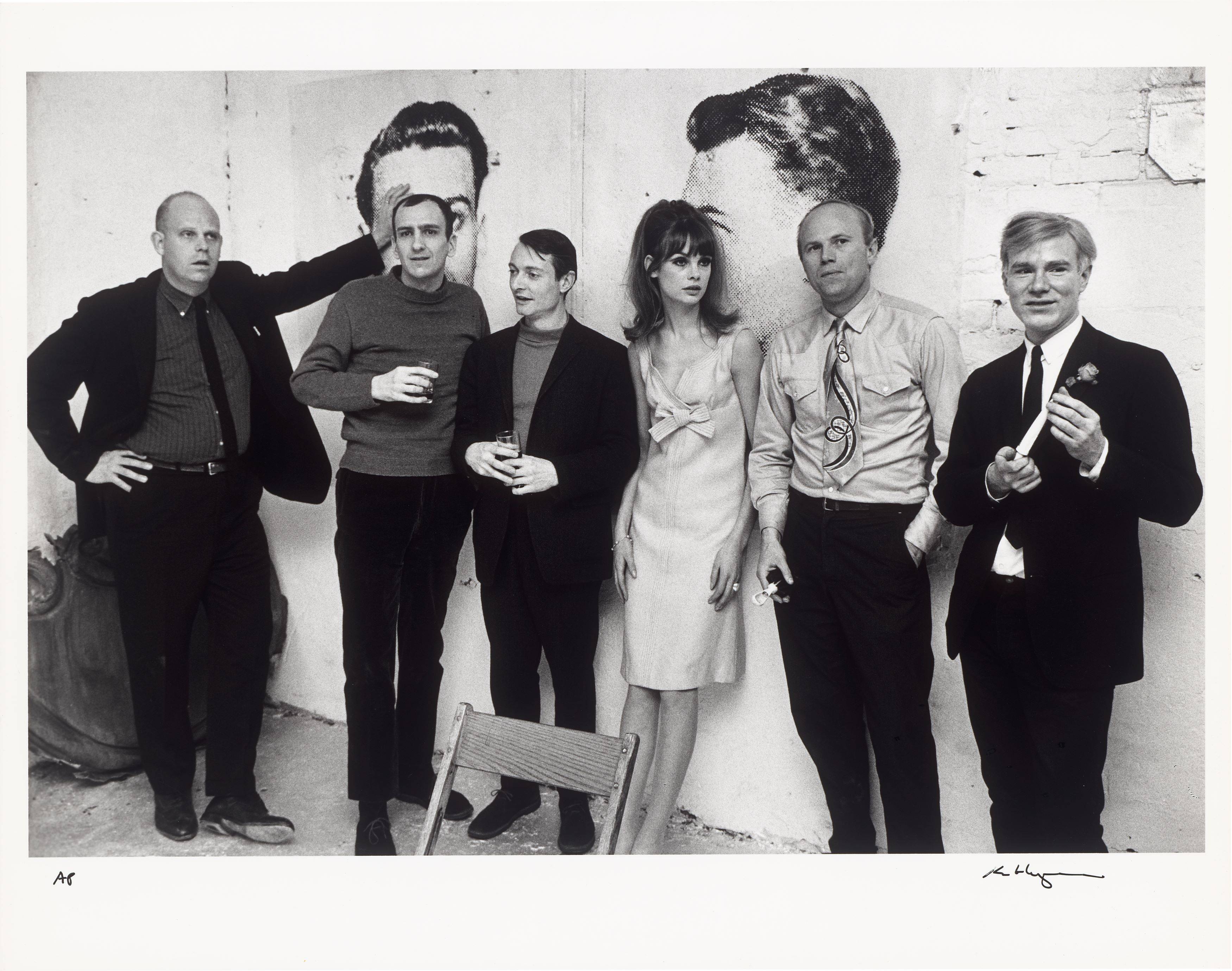 This picture shows the following artwork: Ken Heyman. Pop Art Artists, New York. 1964.