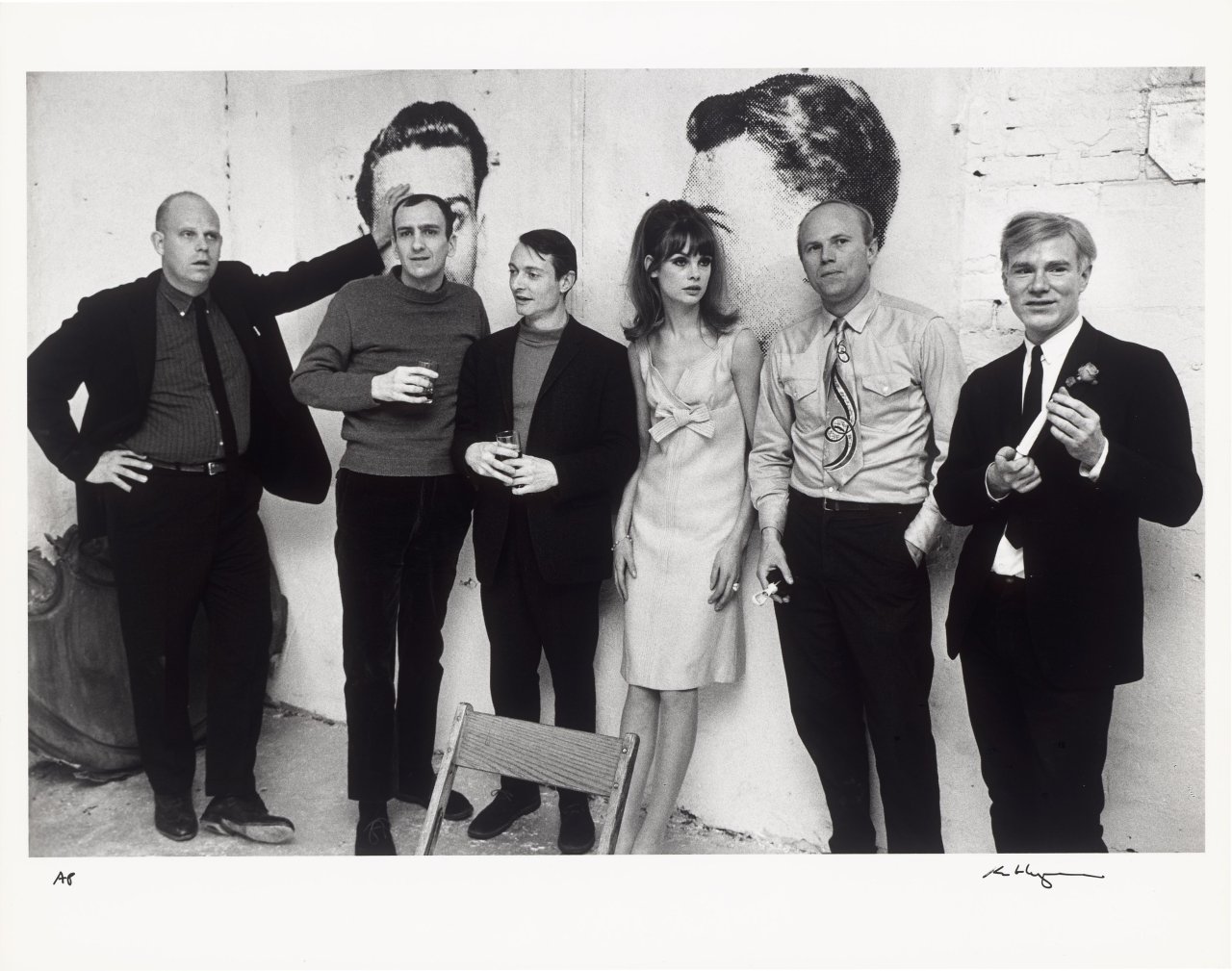 This picture shows the following artwork: Ken Heyman. Pop Art Artists, New York. 1964.