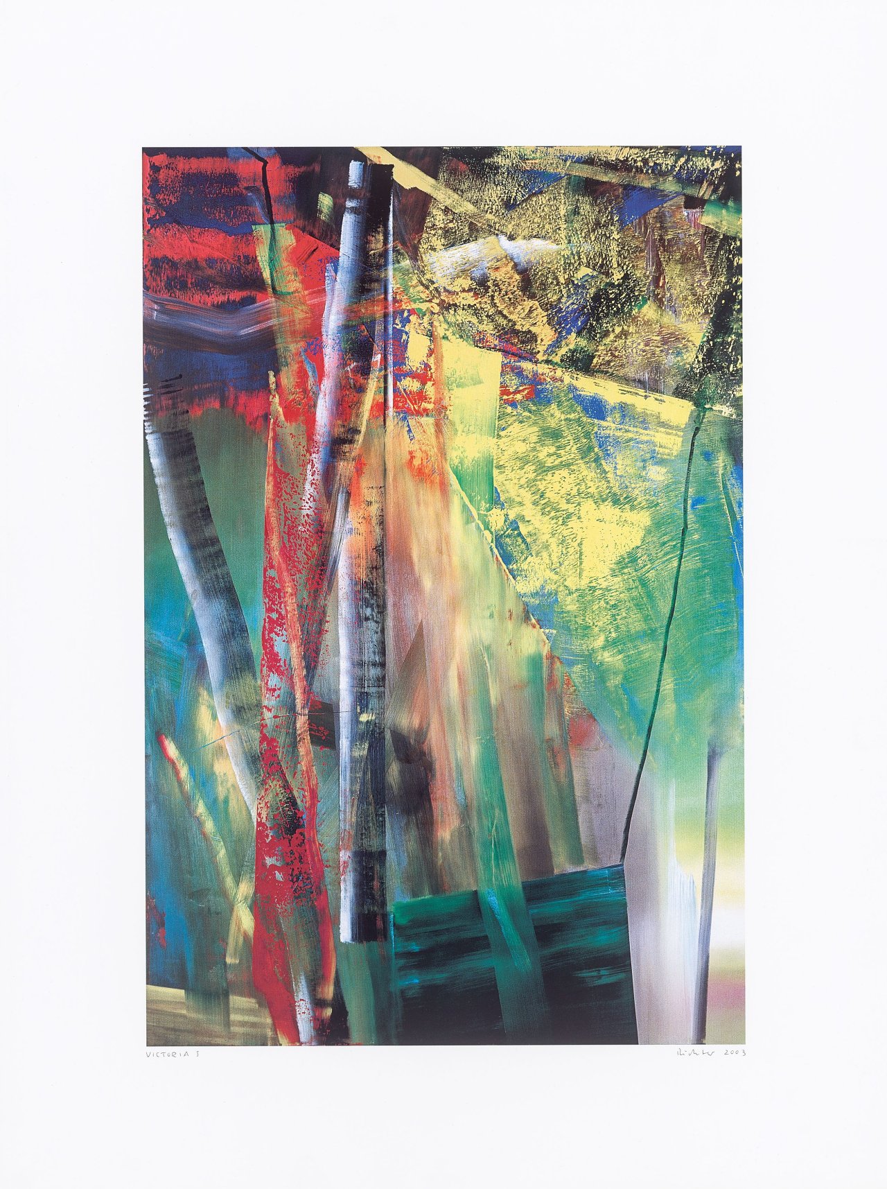 Auf diesem Bild ist das folgende Kunstwerk zu sehen: Gerhard Richter. „Victoria I“ und „Victoria II“. 2003.