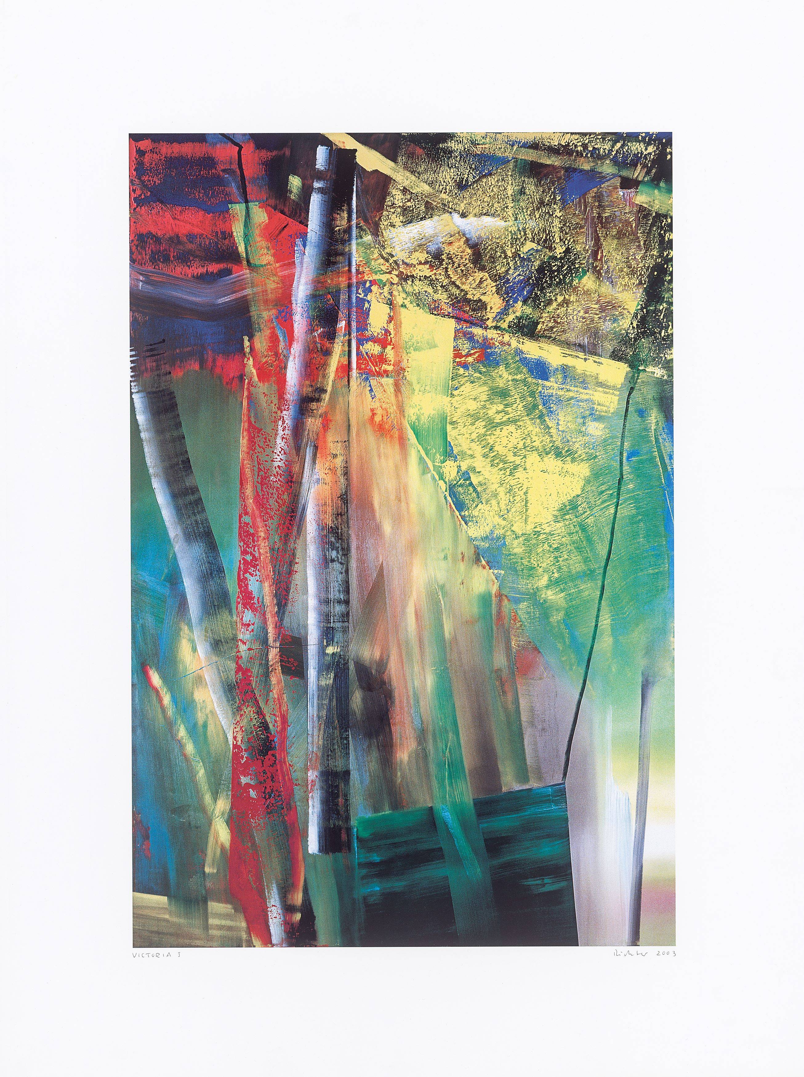 Auf diesem Bild ist das folgende Kunstwerk zu sehen: Gerhard Richter. „Victoria I“ und „Victoria II“. 2003.