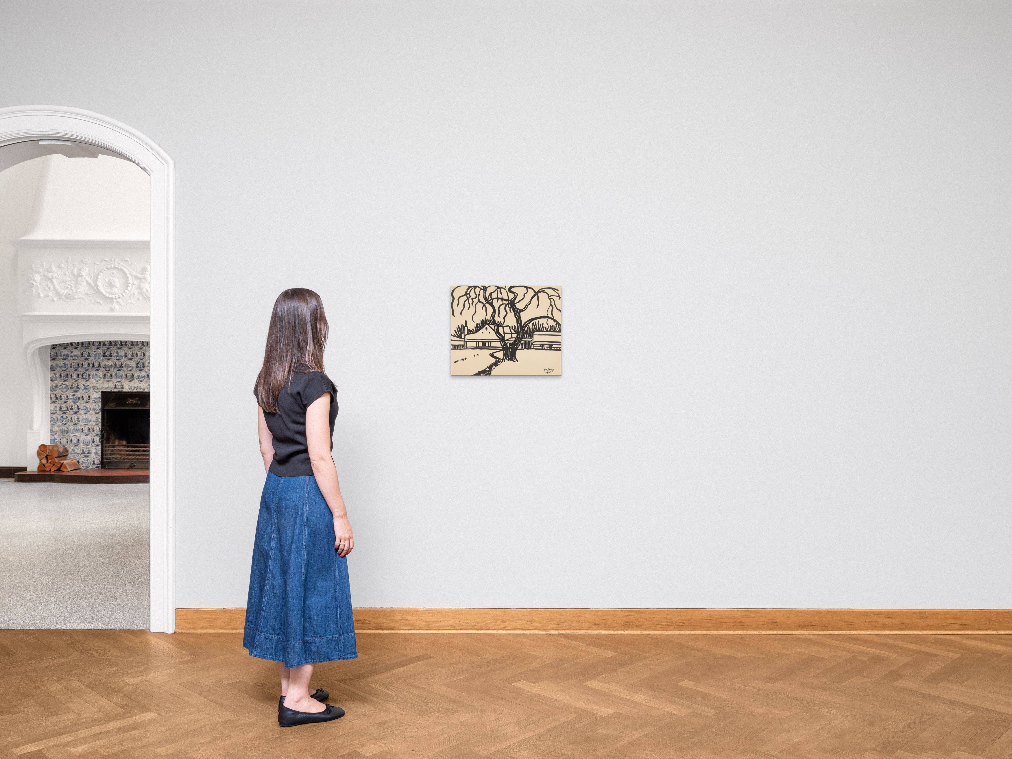 This picture shows the following artwork: Fritz Bleyl. ”Havellandschaft V”. 1921.