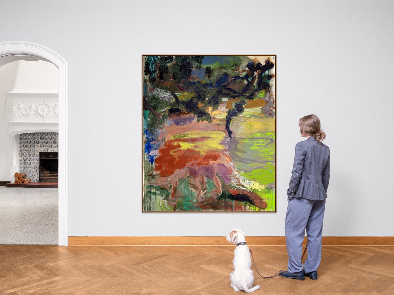 Auf diesem Bild ist das folgende Kunstwerk zu sehen: Per Kirkeby. „Første Sommer“. 1987.