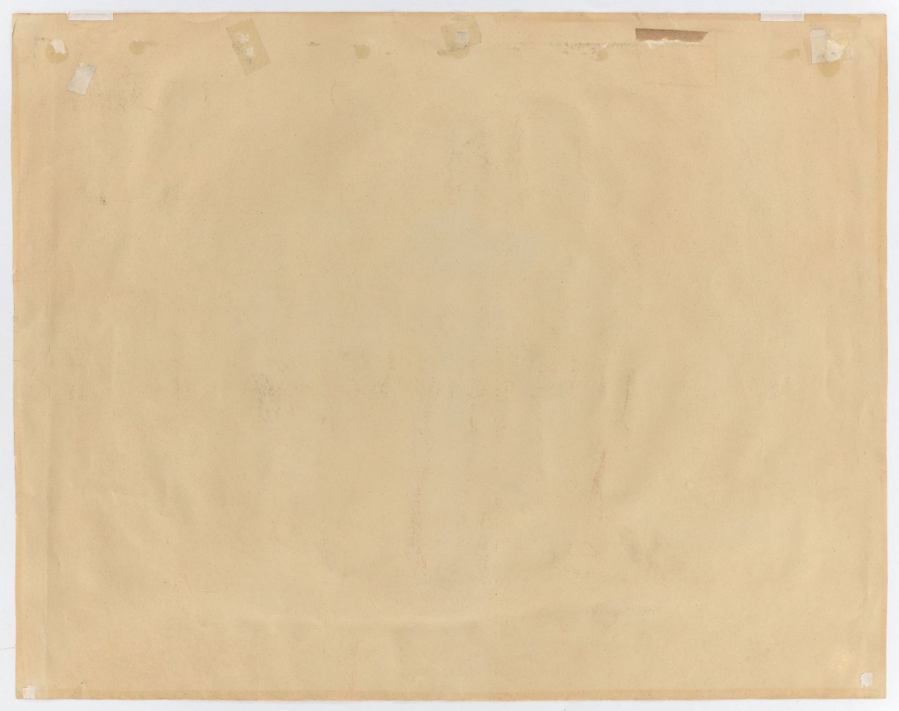 Auf diesem Bild ist das folgende Kunstwerk zu sehen: Werner Heldt. „Blick aus dem Fenster mit Fruchtkorb“. 1951.