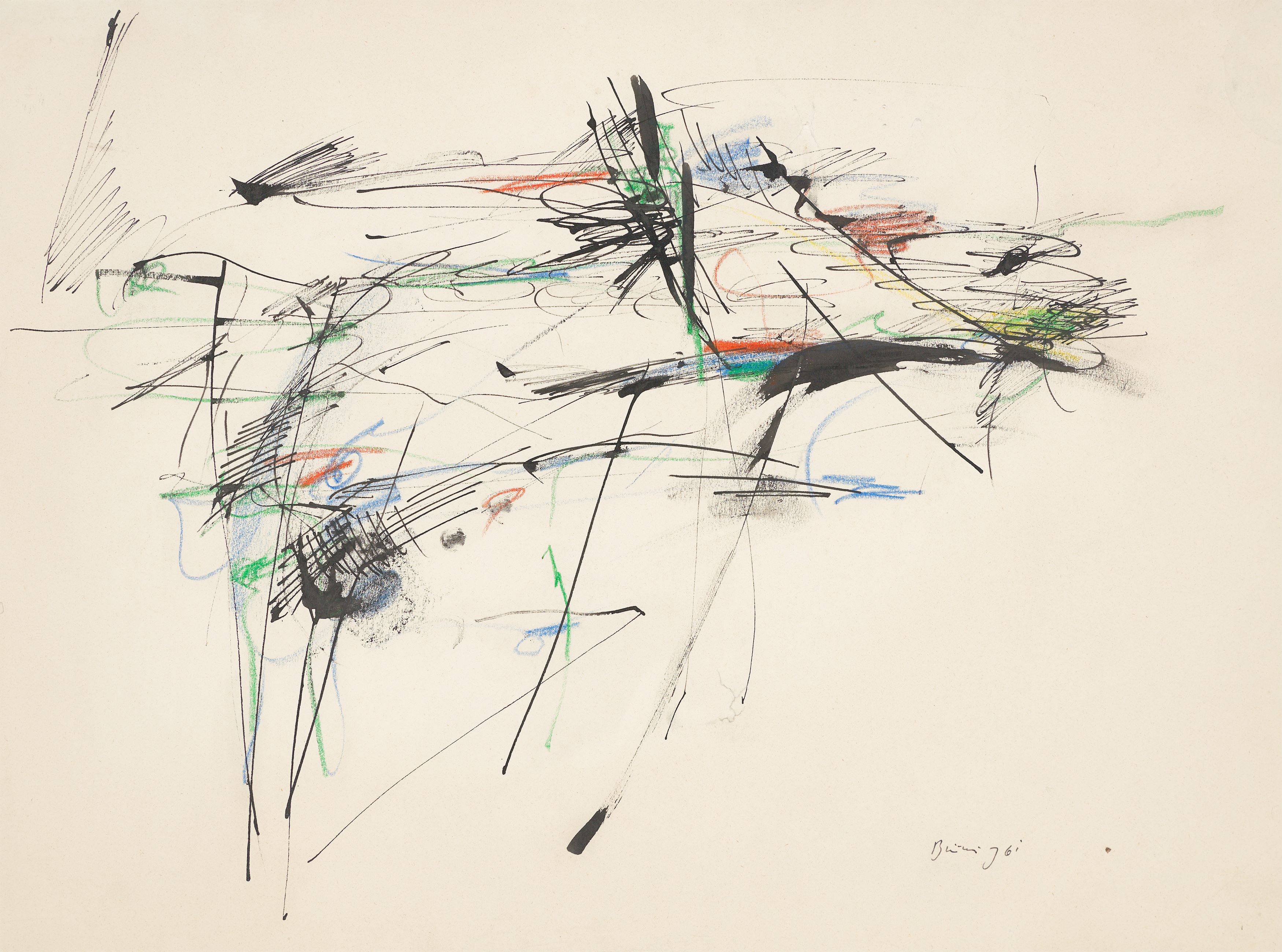 This picture shows the following artwork: Peter Brüning. Untitled. 1961.