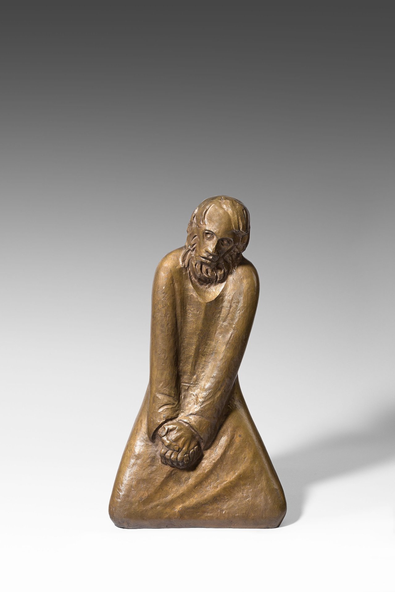 This picture shows the following artwork: Ernst Barlach. ”Der Zweifler”. 1931.