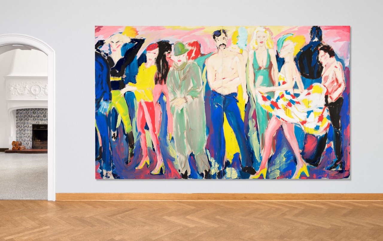 Auf diesem Bild ist das folgende Kunstwerk zu sehen:  Salomé. „Exhibitionism / Fun“. 1979.