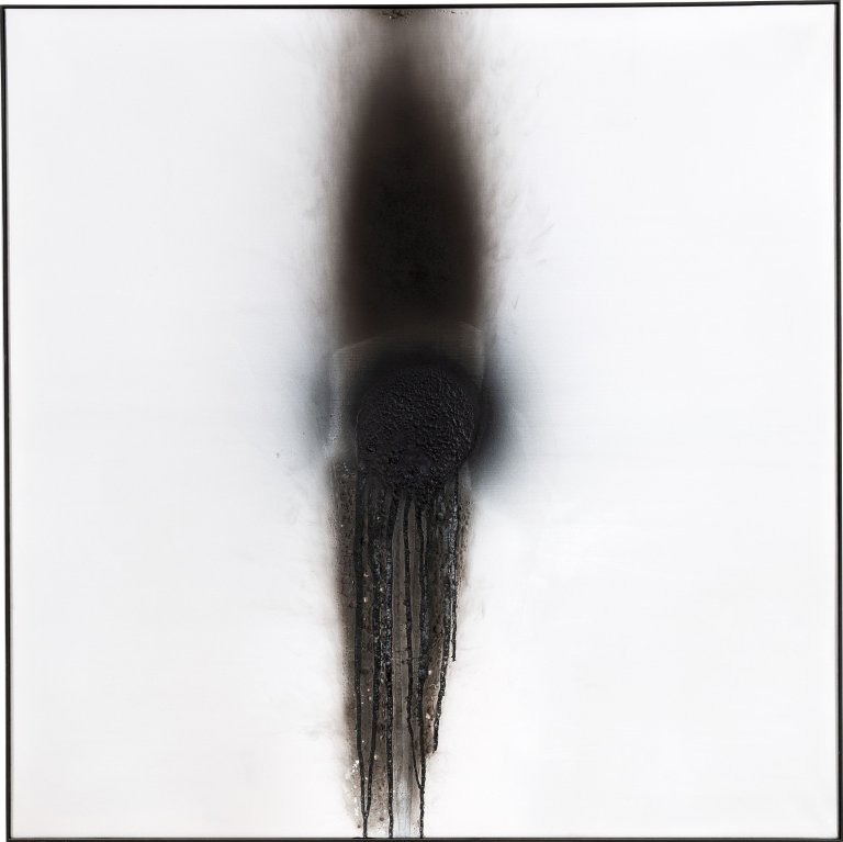 This picture shows the following artwork: Otto Piene. ”GROSSE FEUERBLUME”. 1965/67.