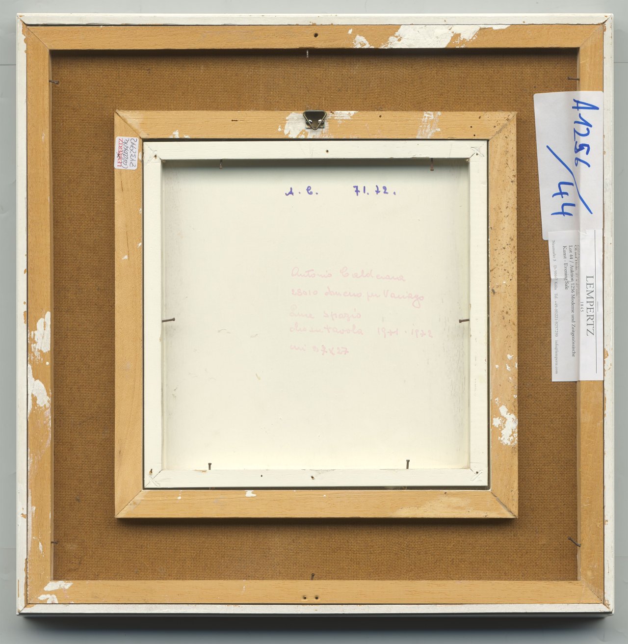 Auf diesem Bild ist das folgende Kunstwerk zu sehen: Antonio Calderara. „Luce Spazio“. 1971–72.