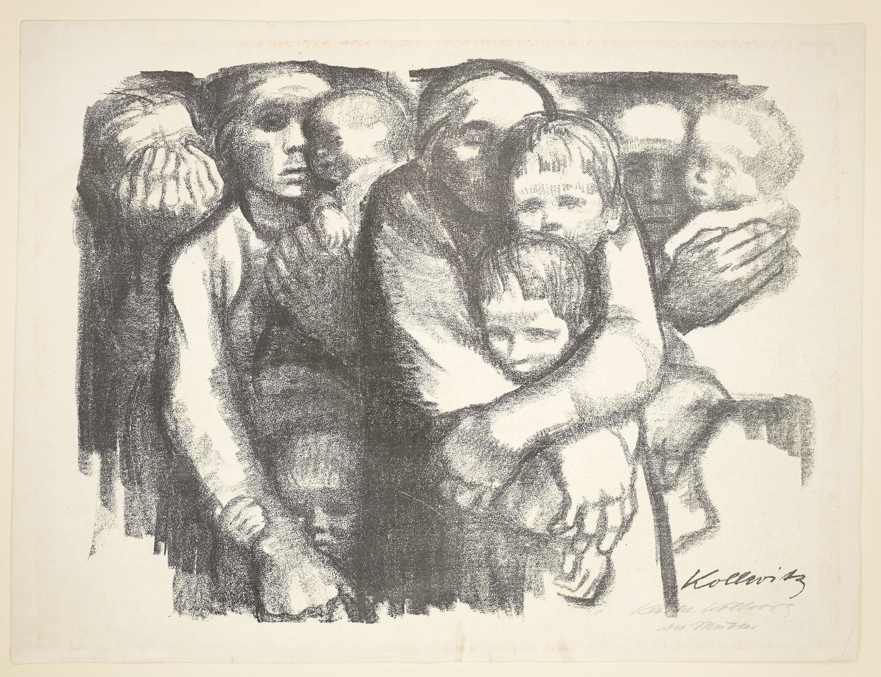 This picture shows the following artwork: Käthe Kollwitz. ”Mütter”. 1919/after 1931.
