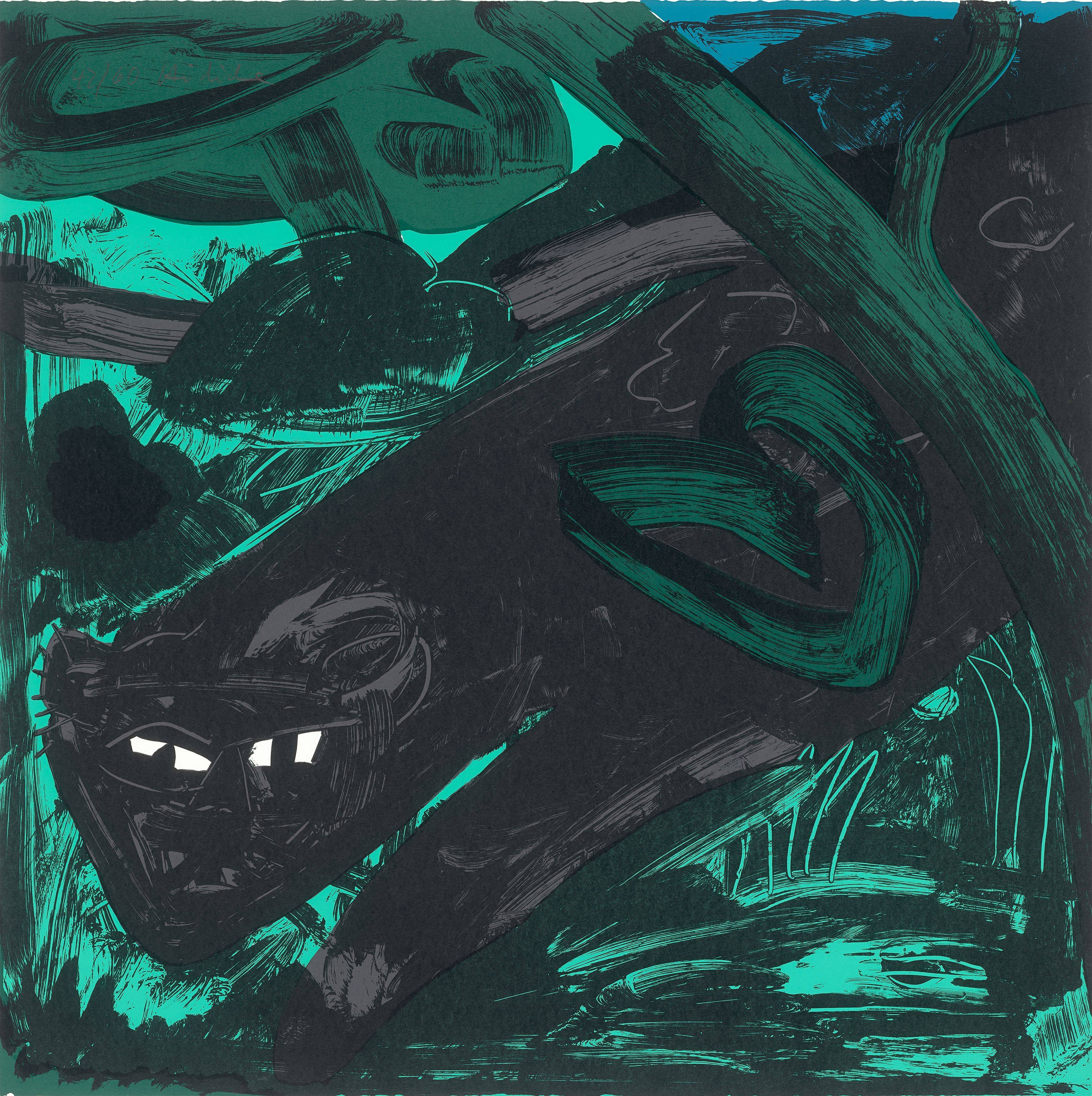 This picture shows the following artwork:  Portfolio. ”8 Für Berlin”. 1986.