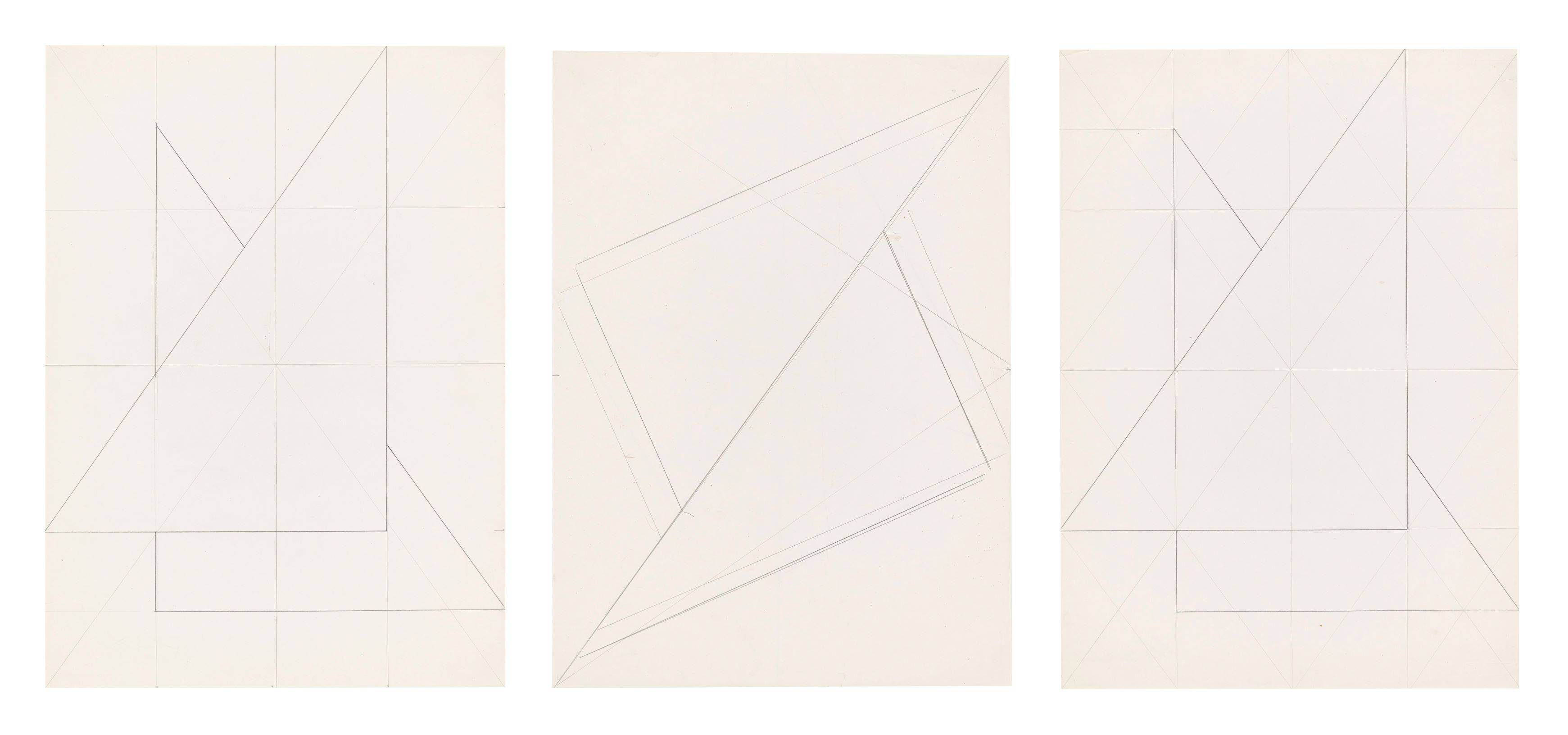 This picture shows the following artwork: Hermann Glöckner. Untitled. 1981.