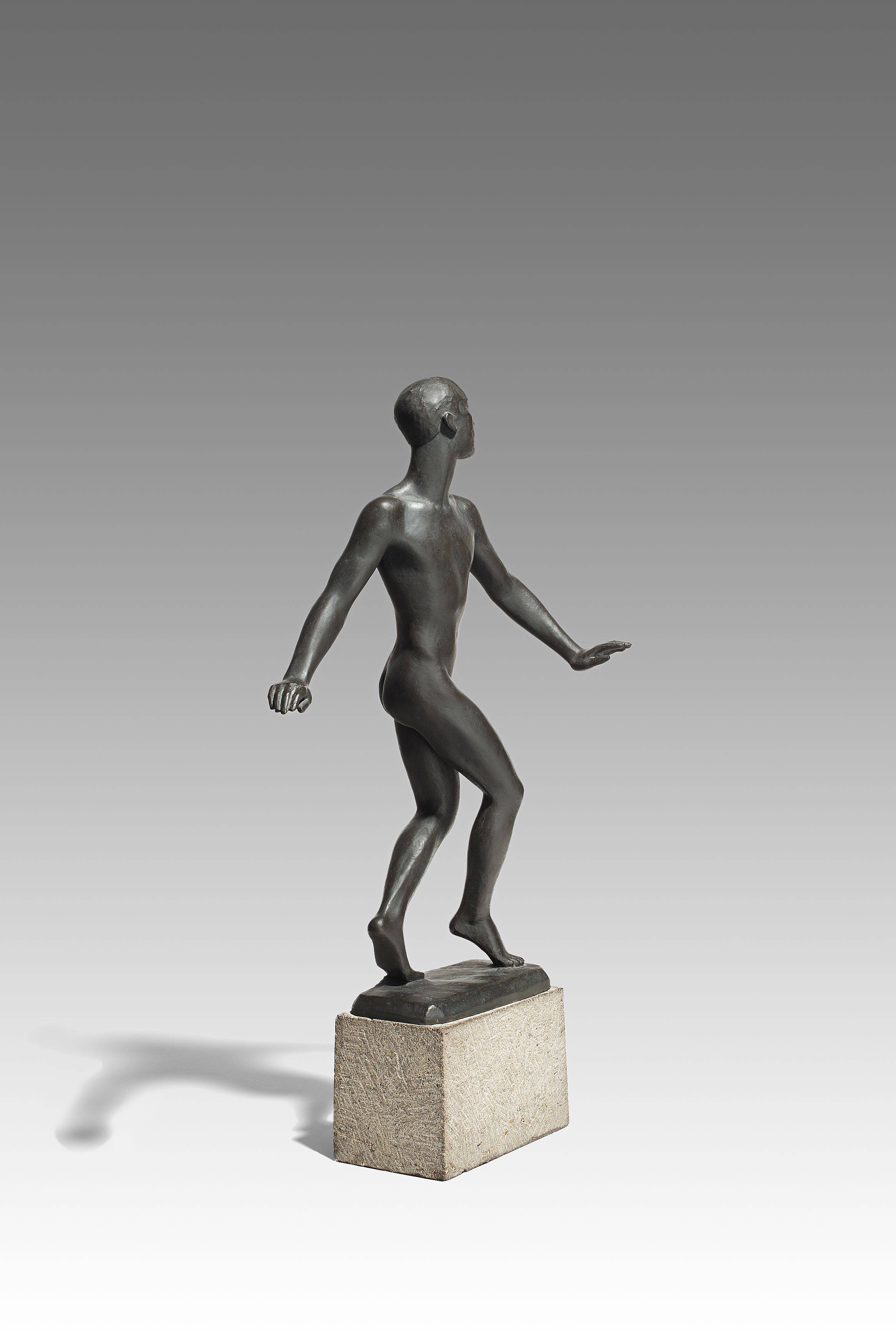 This picture shows the following artwork: Georg Kolbe. ”Tänzer Nijinsky”. 1913/19.