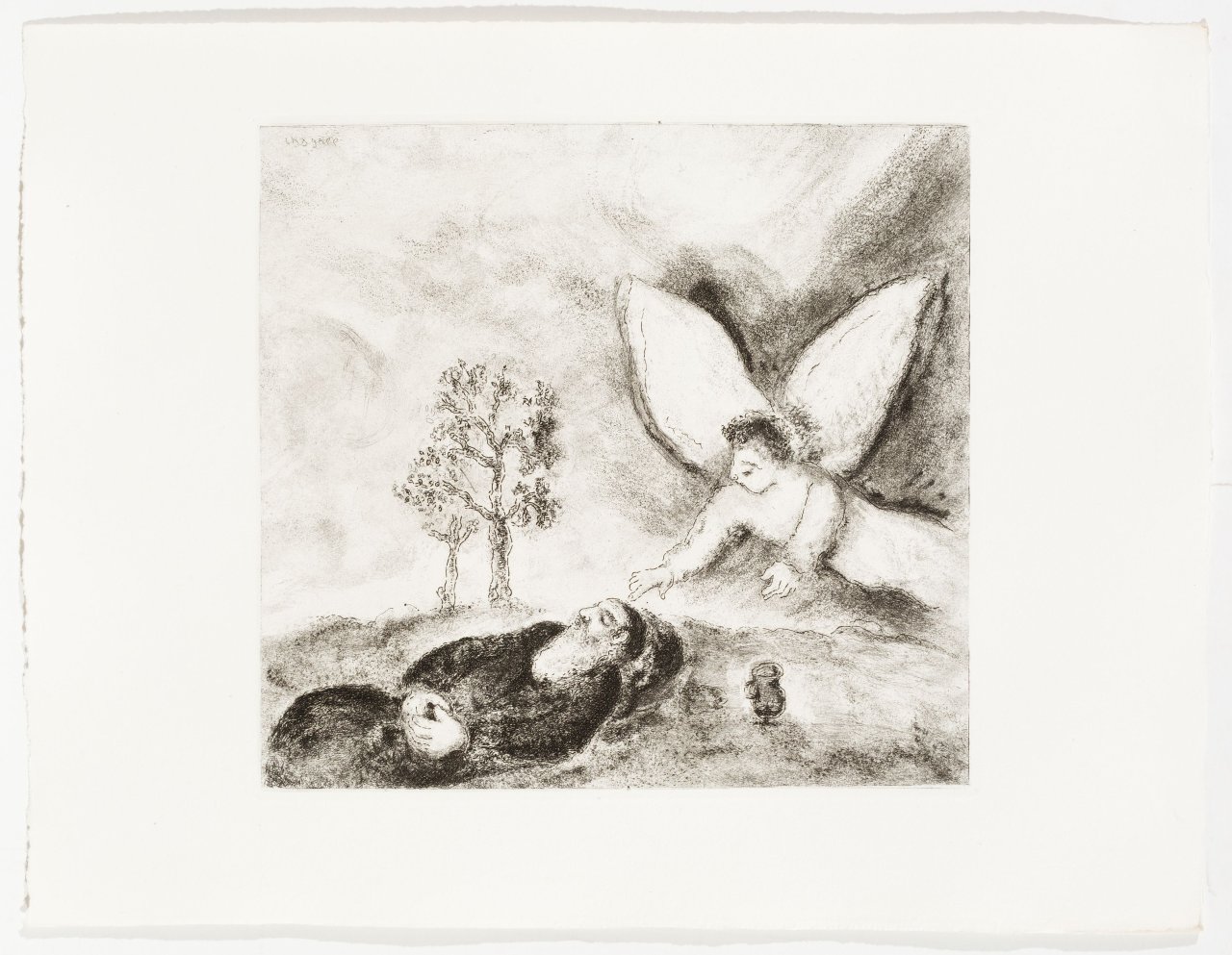 Auf diesem Bild ist das folgende Kunstwerk zu sehen: Marc Chagall. „Bible“. 1956.