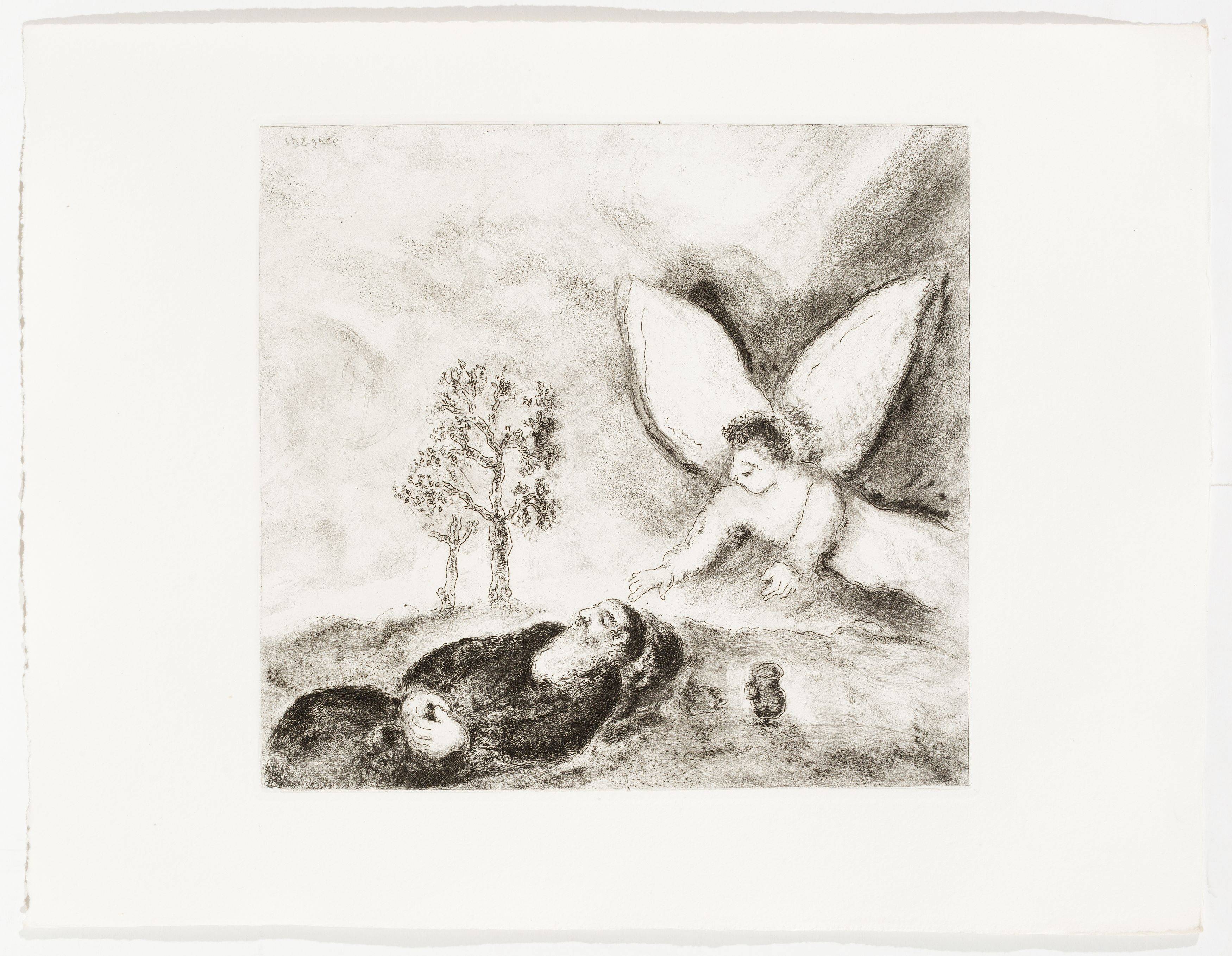 Auf diesem Bild ist das folgende Kunstwerk zu sehen: Marc Chagall. „Bible“. 1956.