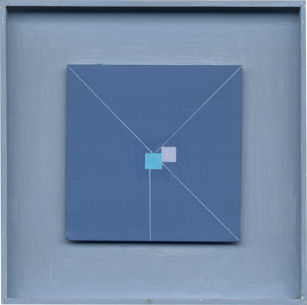 Auf diesem Bild ist das folgende Kunstwerk zu sehen: Henryk Stażewski. Ohne Titel. 1980.