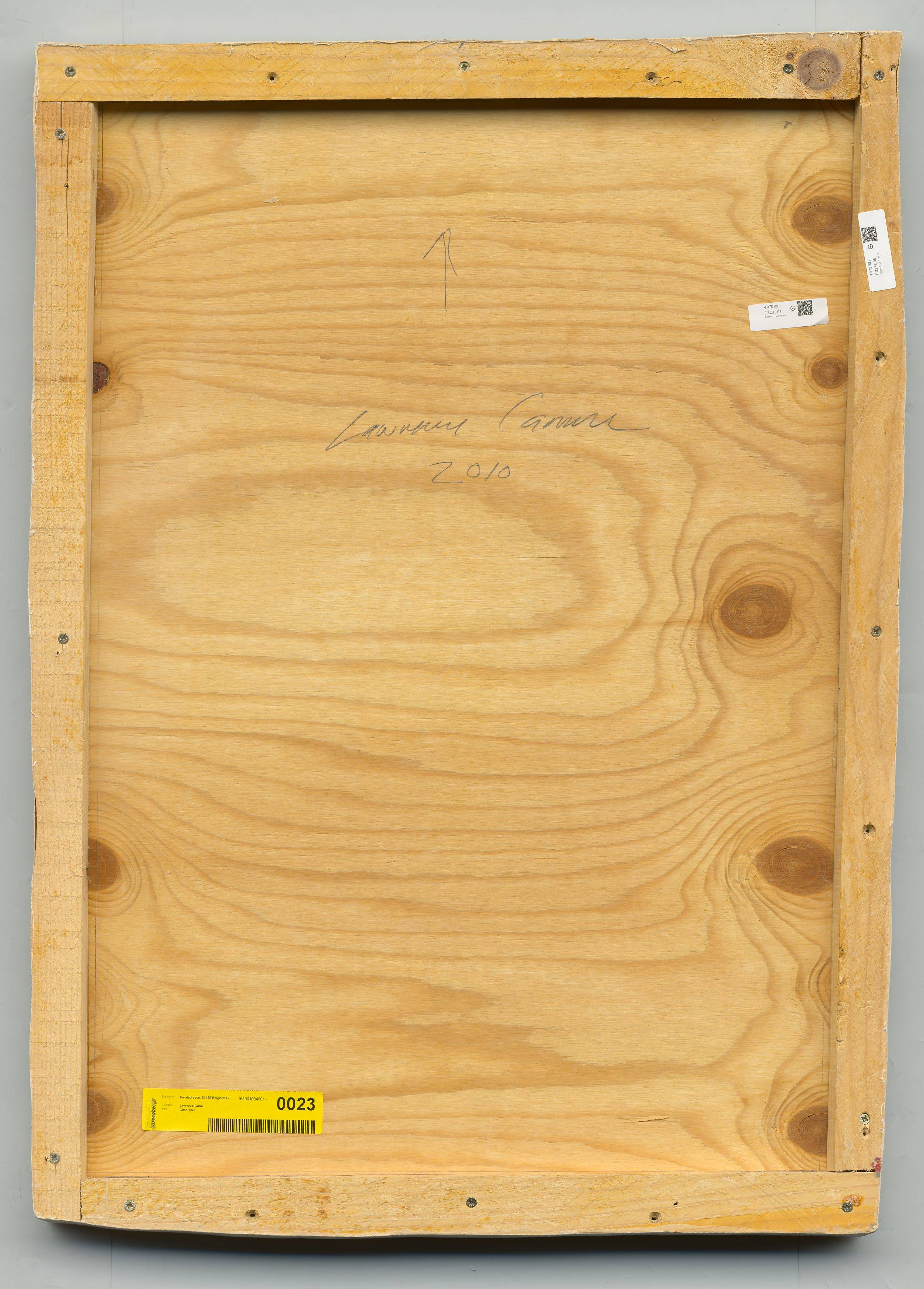This picture shows the following artwork: Lawrence Carroll. Untitled. 2010.