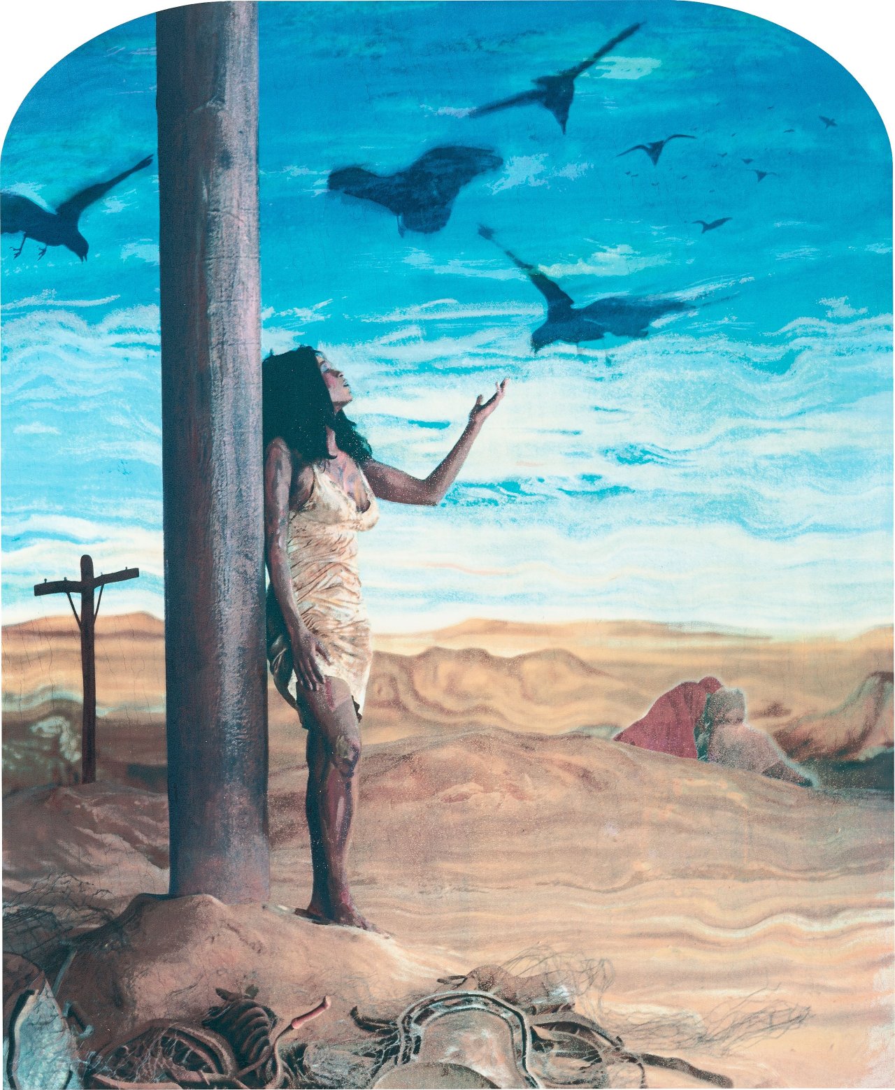 This picture shows the following artwork: Tracey Moffatt. ”Invocations” # 2, from the series ”Invocations”. 2000.