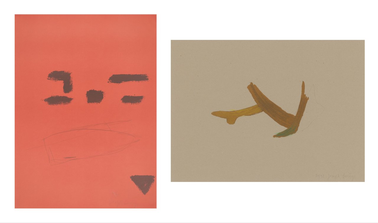 This picture shows the following artwork: Joseph Beuys. From: ”Spur II”. 1977.