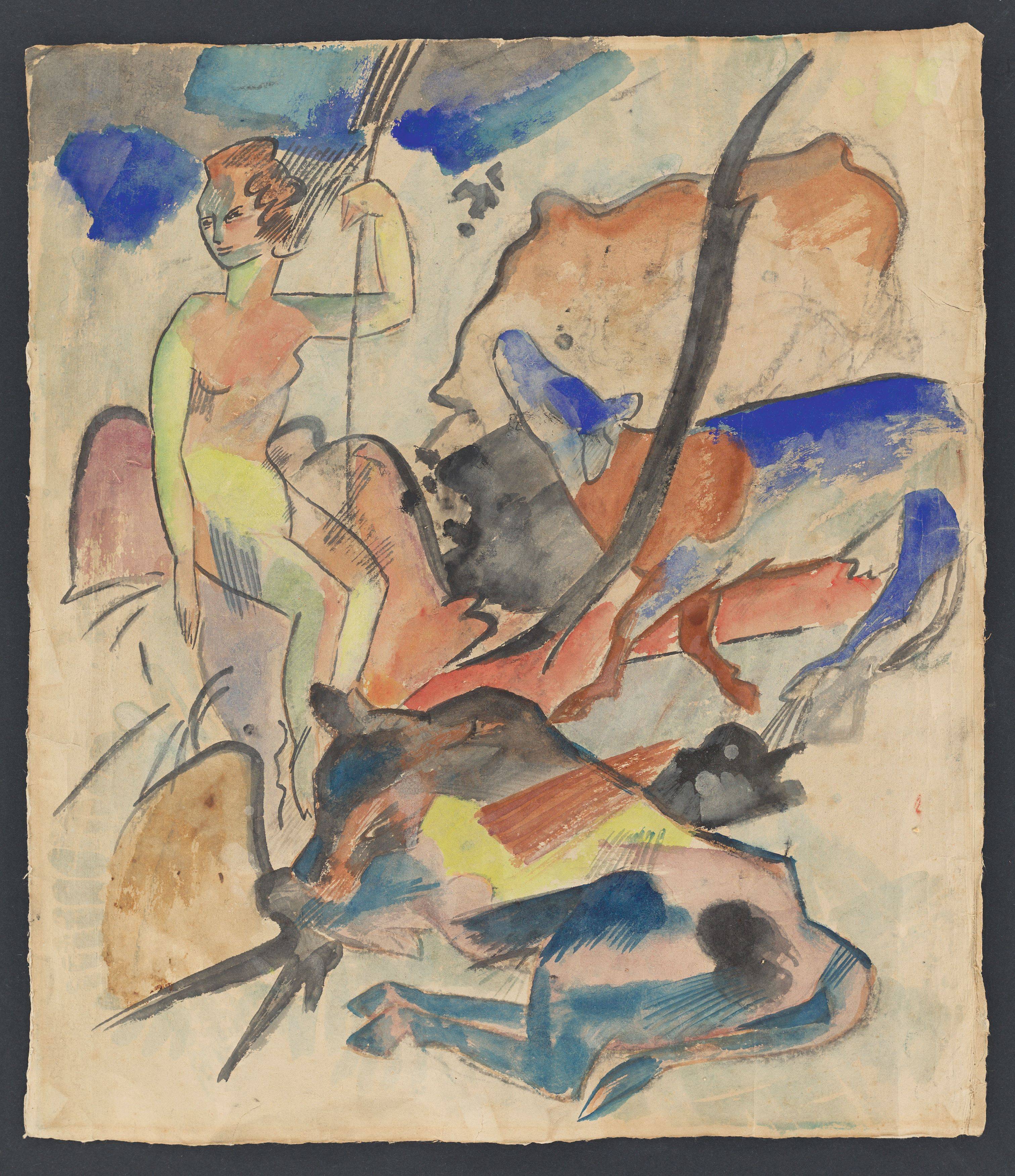 This picture shows the following artwork: Heinrich Campendonk. 