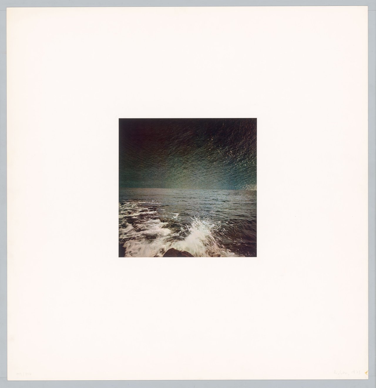 This picture shows the following artwork: Gerhard Richter. ”Meer”. 1972/73.