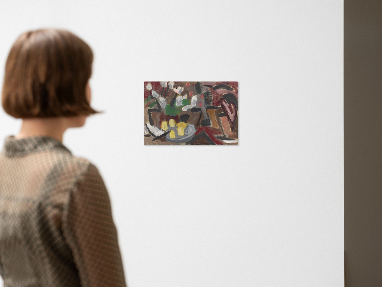 This picture shows the following artwork: Gabriele Münter. ”Blumentisch”. 1911.