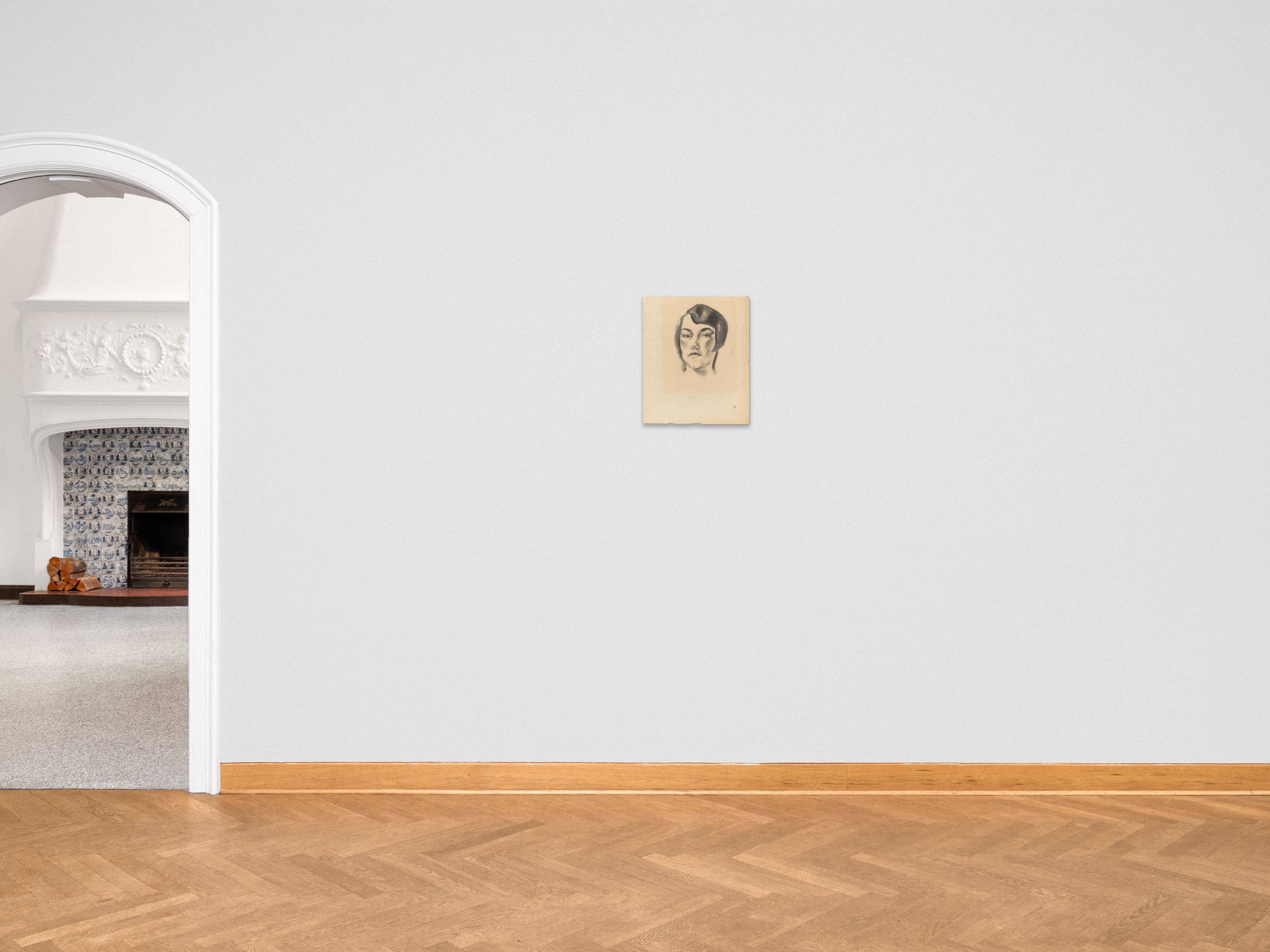 This picture shows the following artwork: Friedl Dicker-Brandeis. Portrait of a woman. Circa 1922.