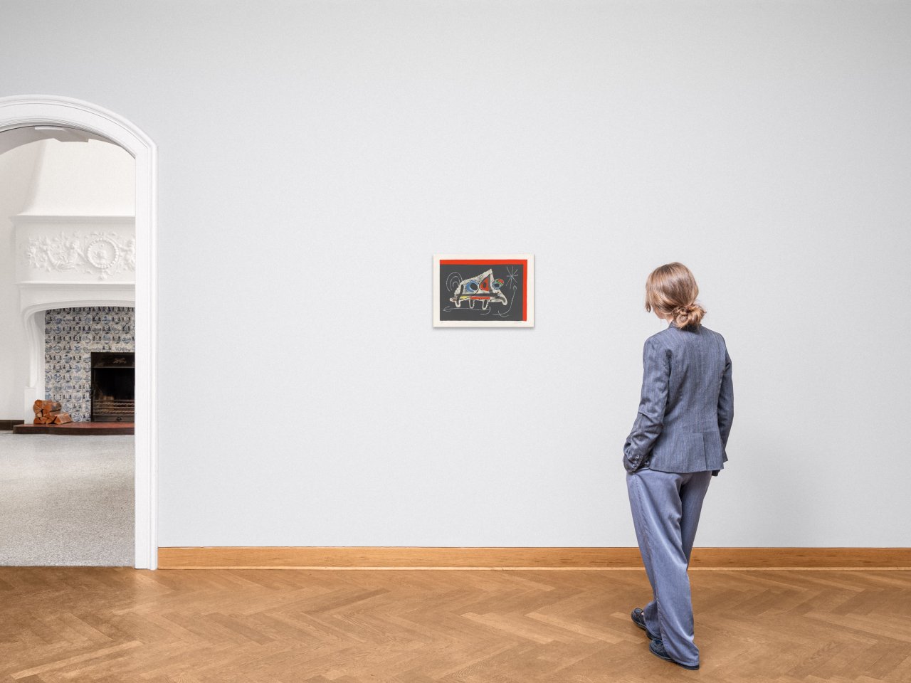 Auf diesem Bild ist das folgende Kunstwerk zu sehen: Joan Miró. Aus: „Le lézard aux plumes d'or“. 1971.