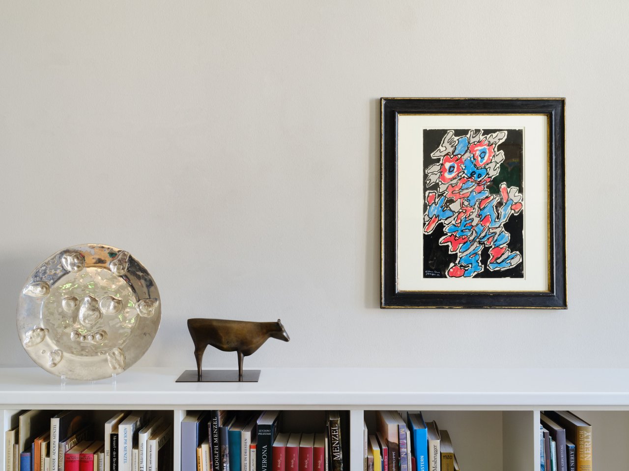 This picture shows the following artwork: Jean Dubuffet. ”Personnage des ‘Légendes‘”. 1962.