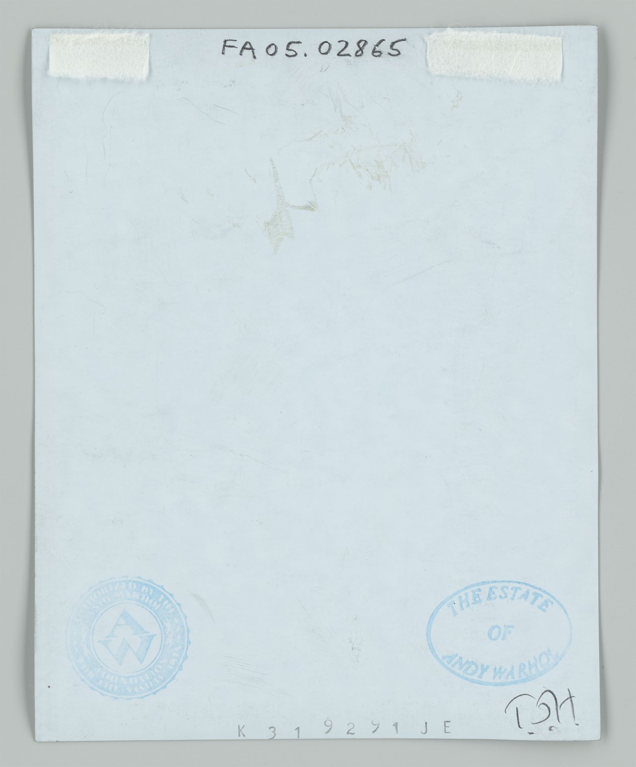 Auf diesem Bild ist das folgende Kunstwerk zu sehen: Andy Warhol. Helmut Berger. 1973.