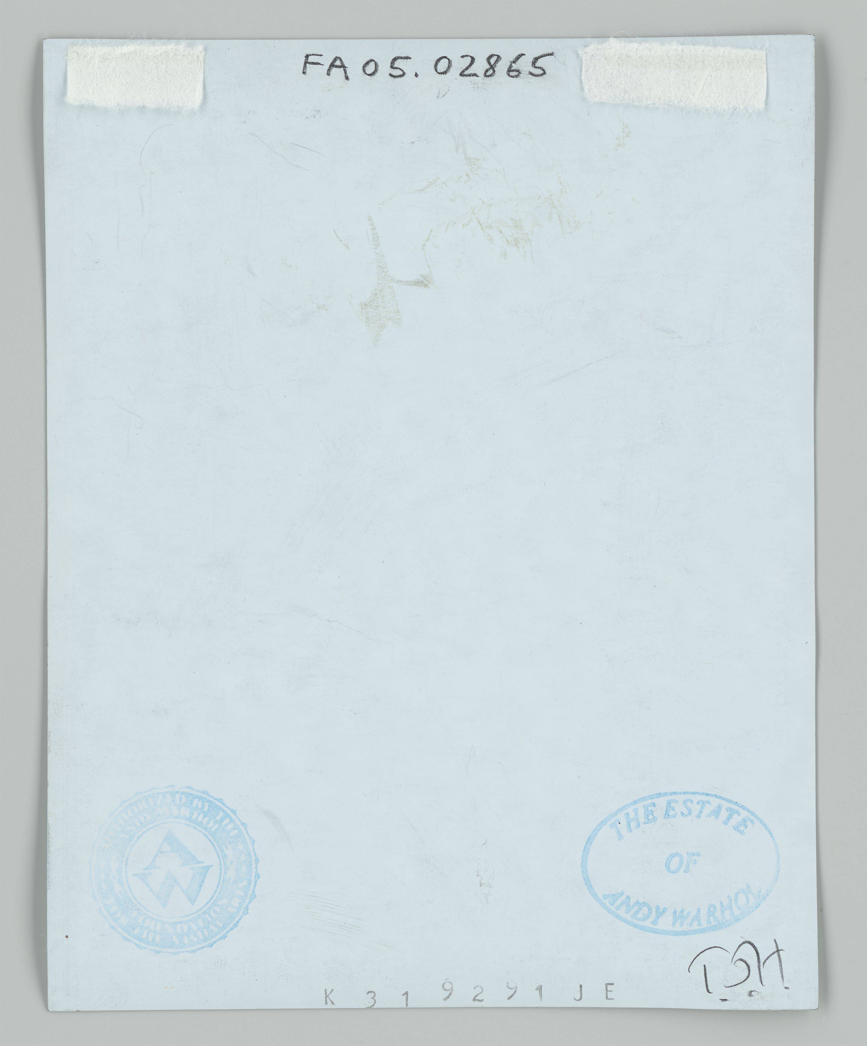 Auf diesem Bild ist das folgende Kunstwerk zu sehen: Andy Warhol. Helmut Berger. 1973.