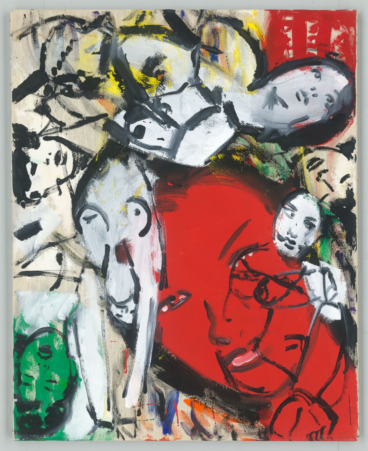 Auf diesem Bild ist das folgende Kunstwerk zu sehen: Luciano Castelli. „Pigalle La Nuit“. 1994.