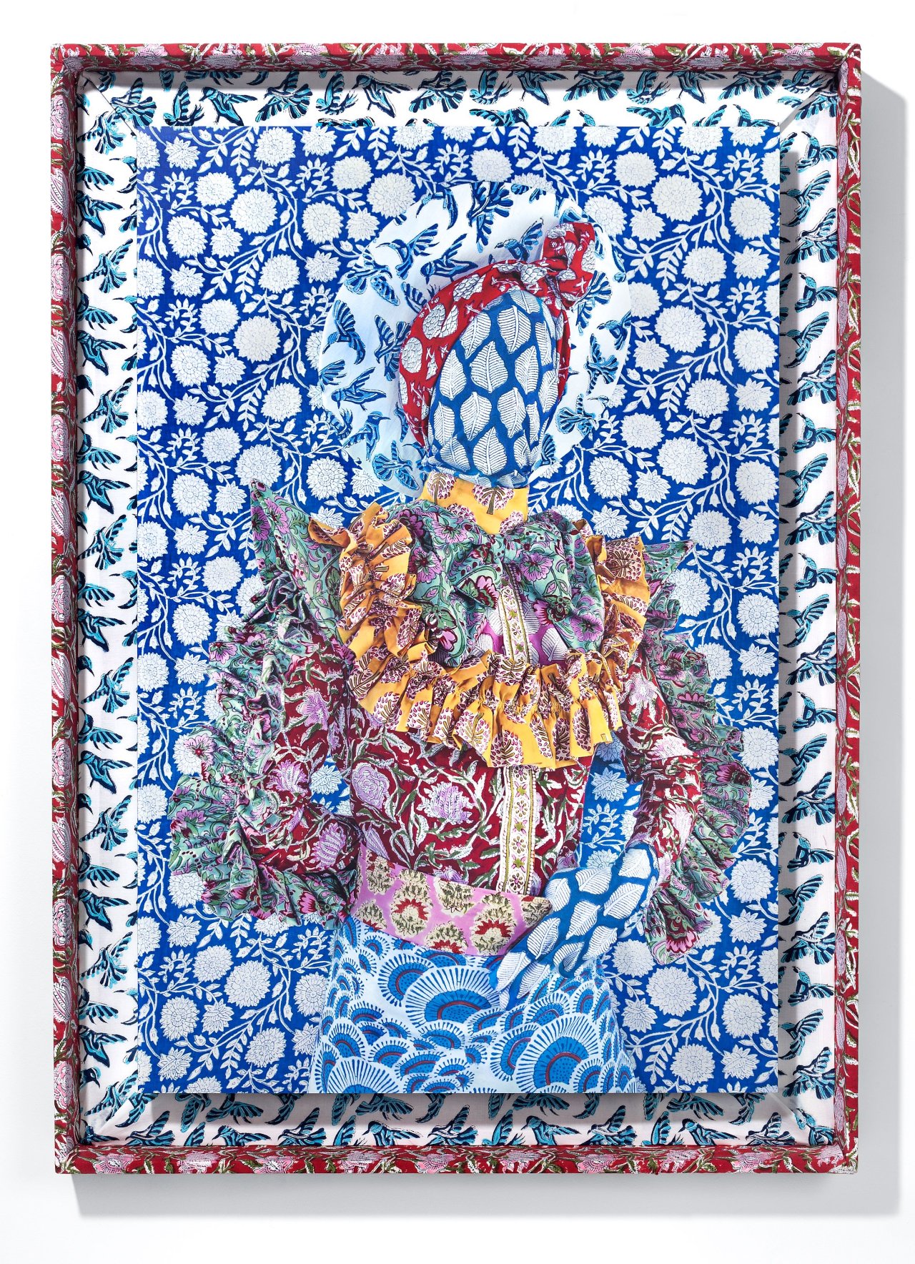 Auf diesem Bild ist das folgende Kunstwerk zu sehen: Alia Ali. „Flock“. 2022.