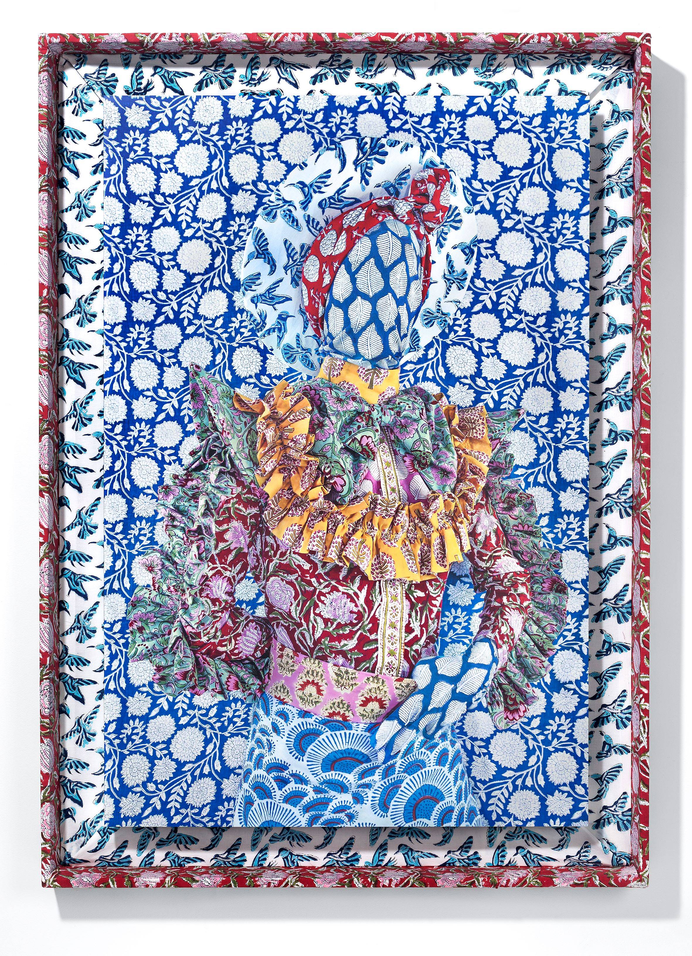 Auf diesem Bild ist das folgende Kunstwerk zu sehen: Alia Ali. „Flock“. 2022.