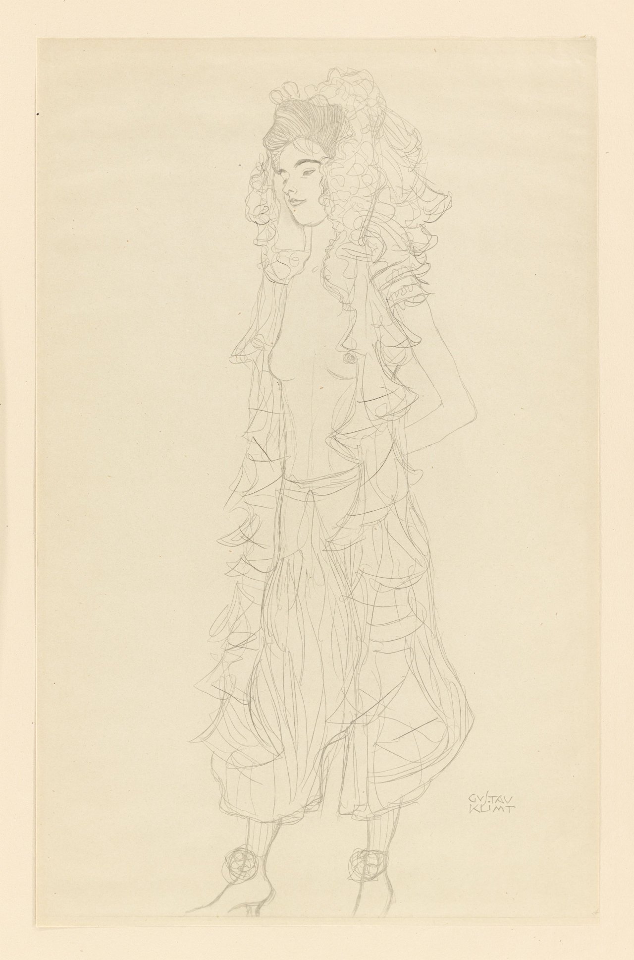 Auf diesem Bild ist das folgende Kunstwerk zu sehen: Gustav Klimt. „25 Handzeichnungen“. 1919.
