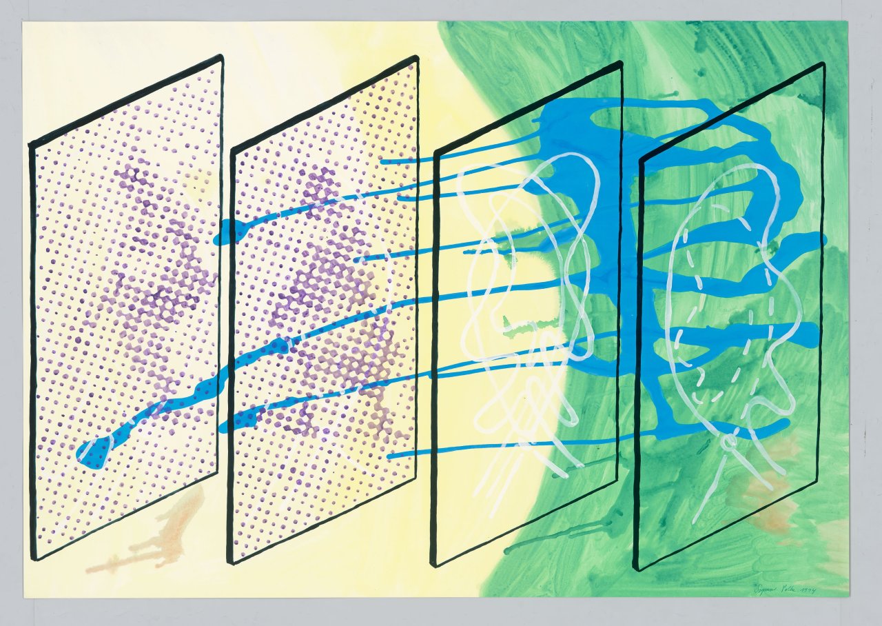 This picture shows the following artwork: Sigmar Polke. ”Ohne Titel [Mönchengladbach 1992]”. 1994.