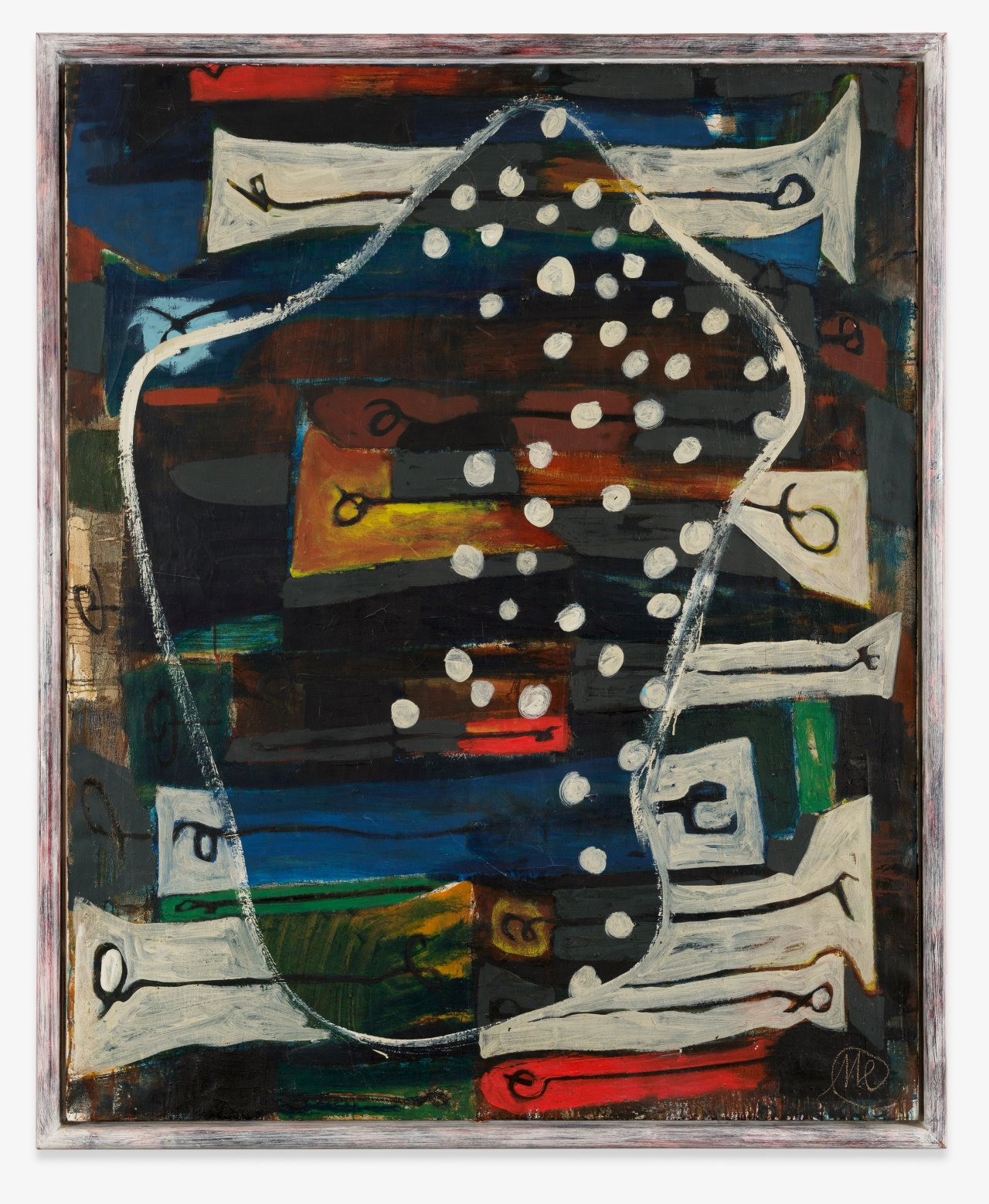 This picture shows the following artwork: Markus Lüpertz. ”Milano”. 1976/79.