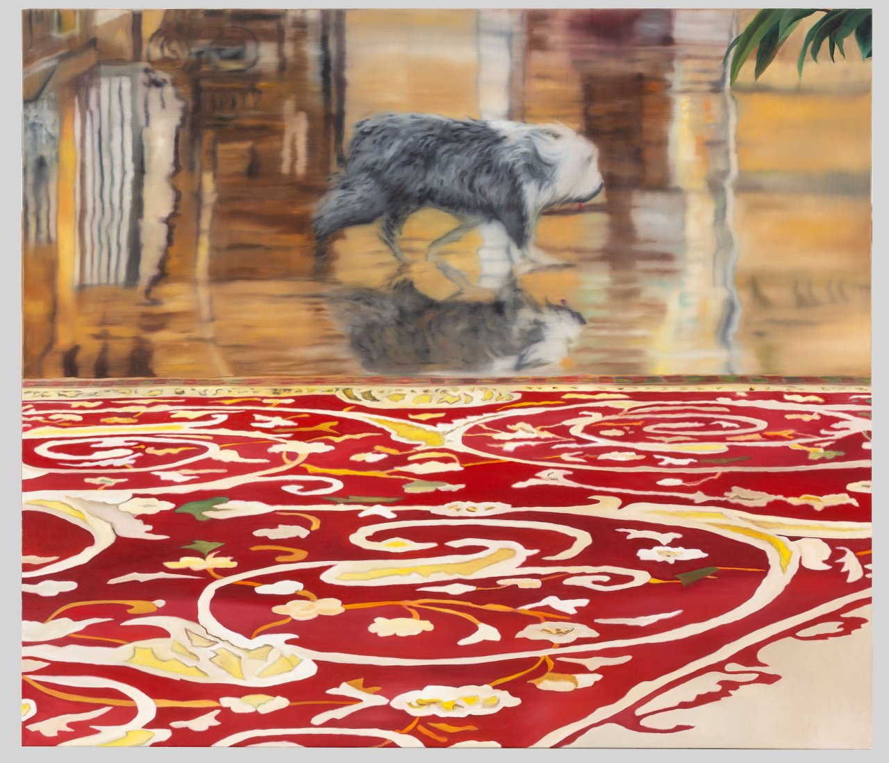 Auf diesem Bild ist das folgende Kunstwerk zu sehen: Karin Kneffel. Ohne Titel. 2005.