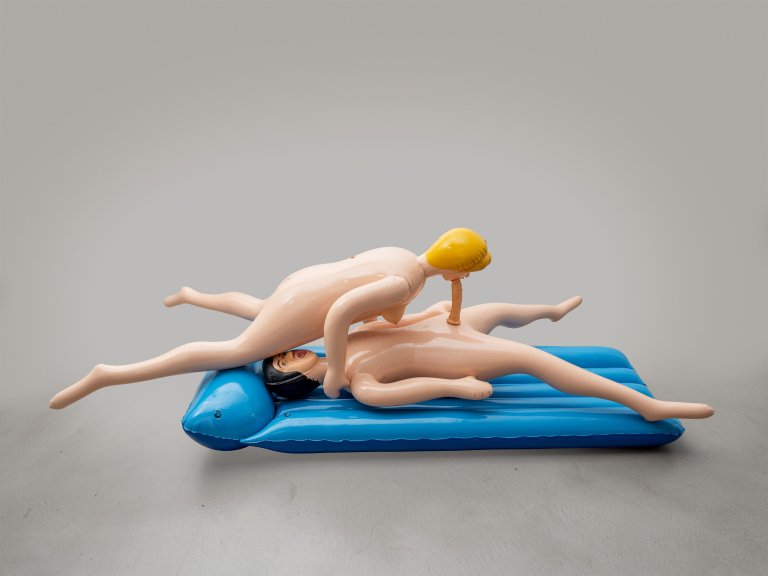 This picture shows the following artwork: Jake and Dinos Chapman. Death. 2003.